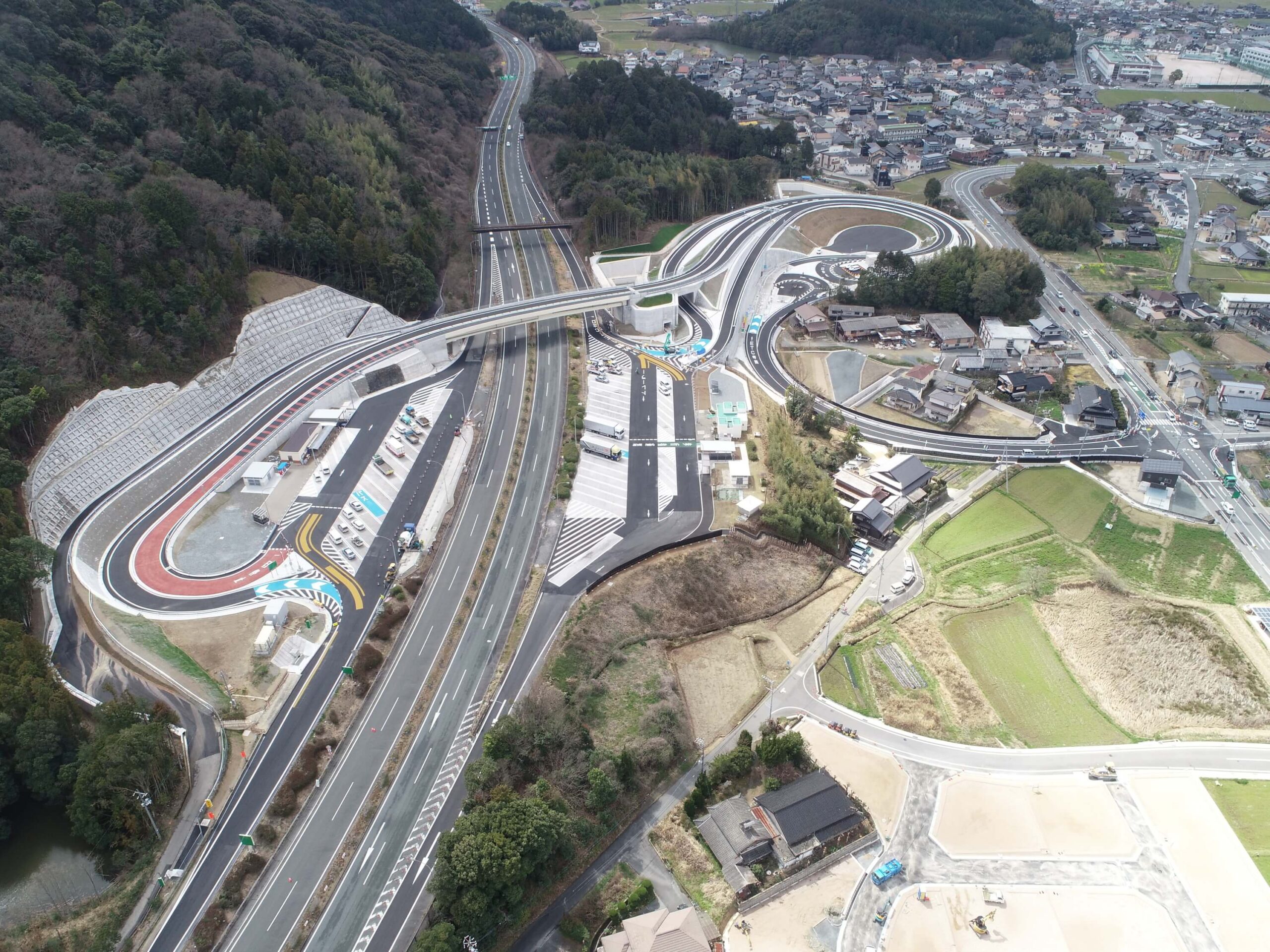 湯田スマートICの写真