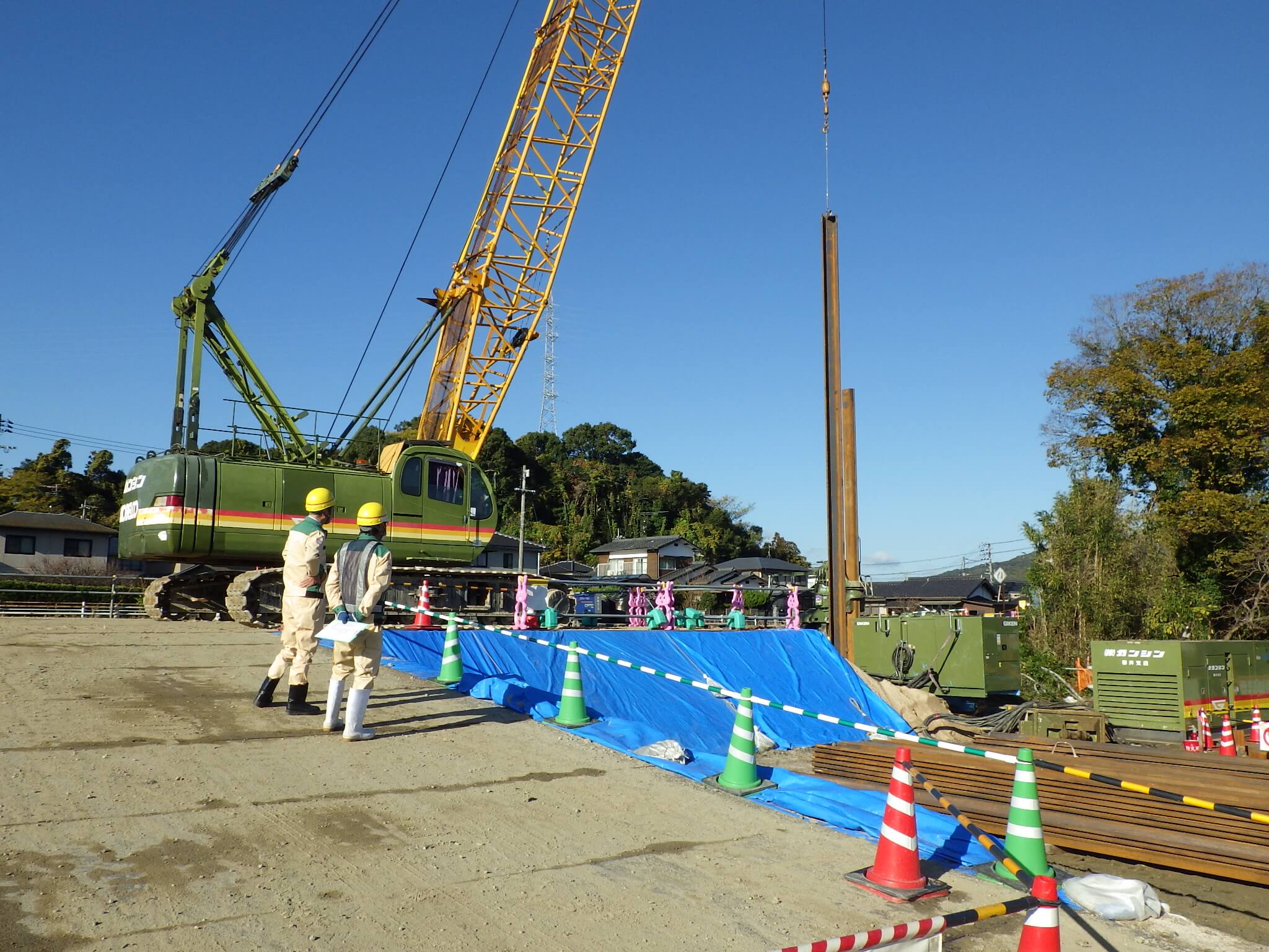 現場作業の写真