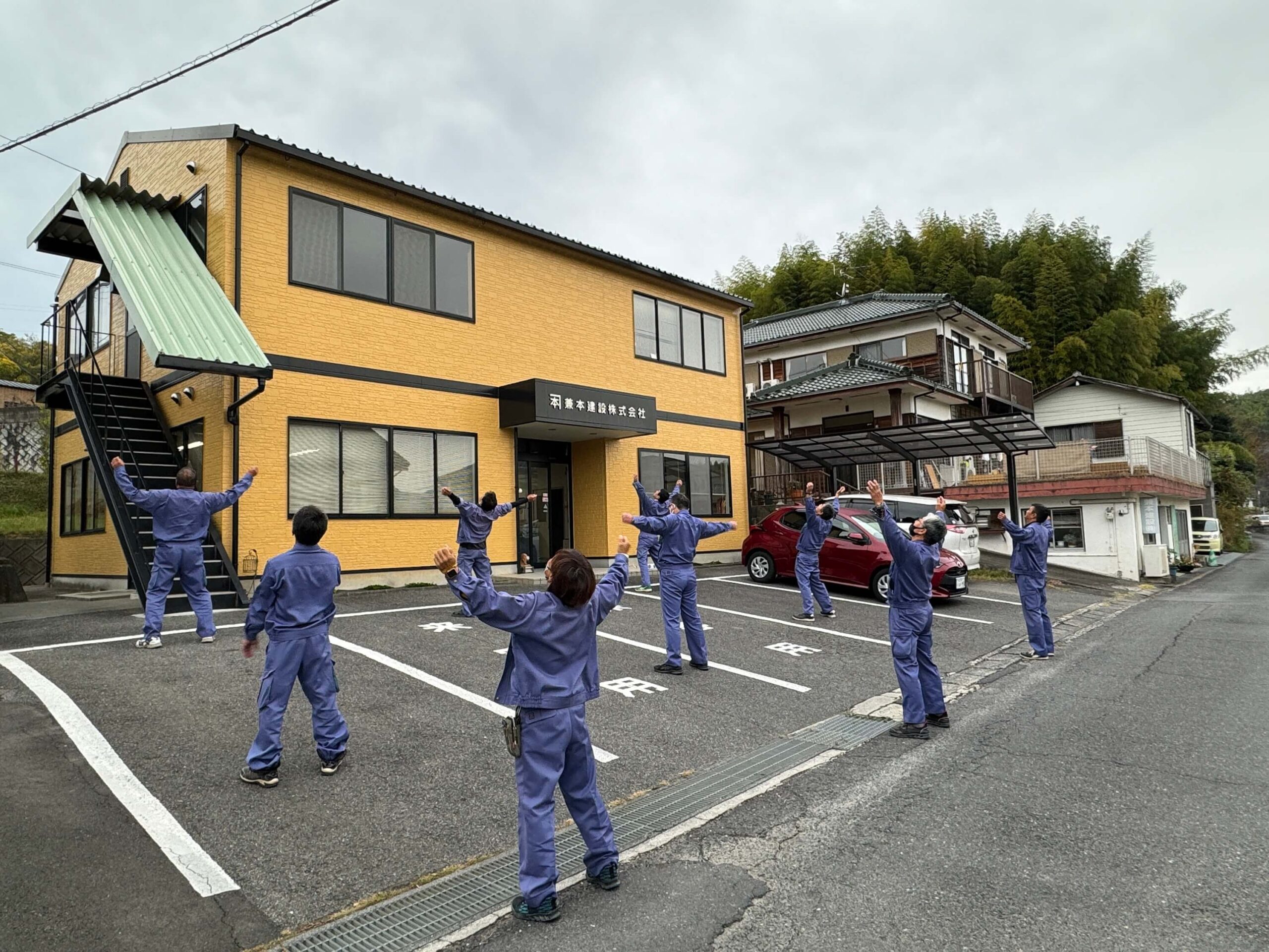 ラジオ体操・朝礼の写真