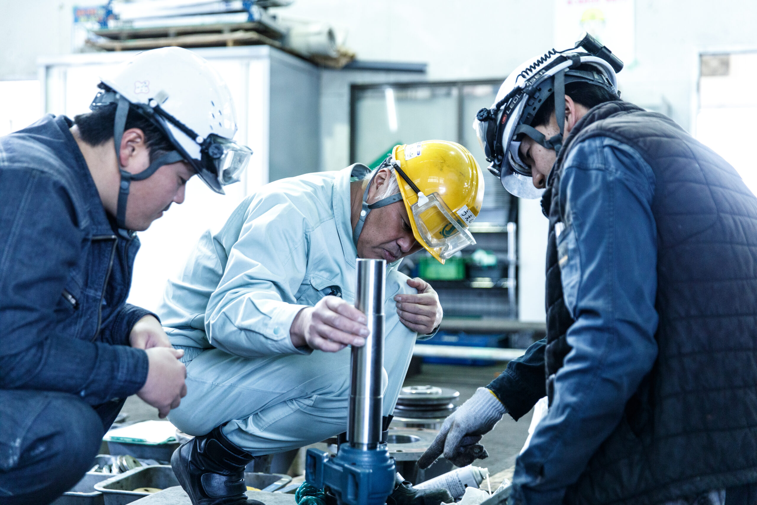 業者さんとの打合せの写真