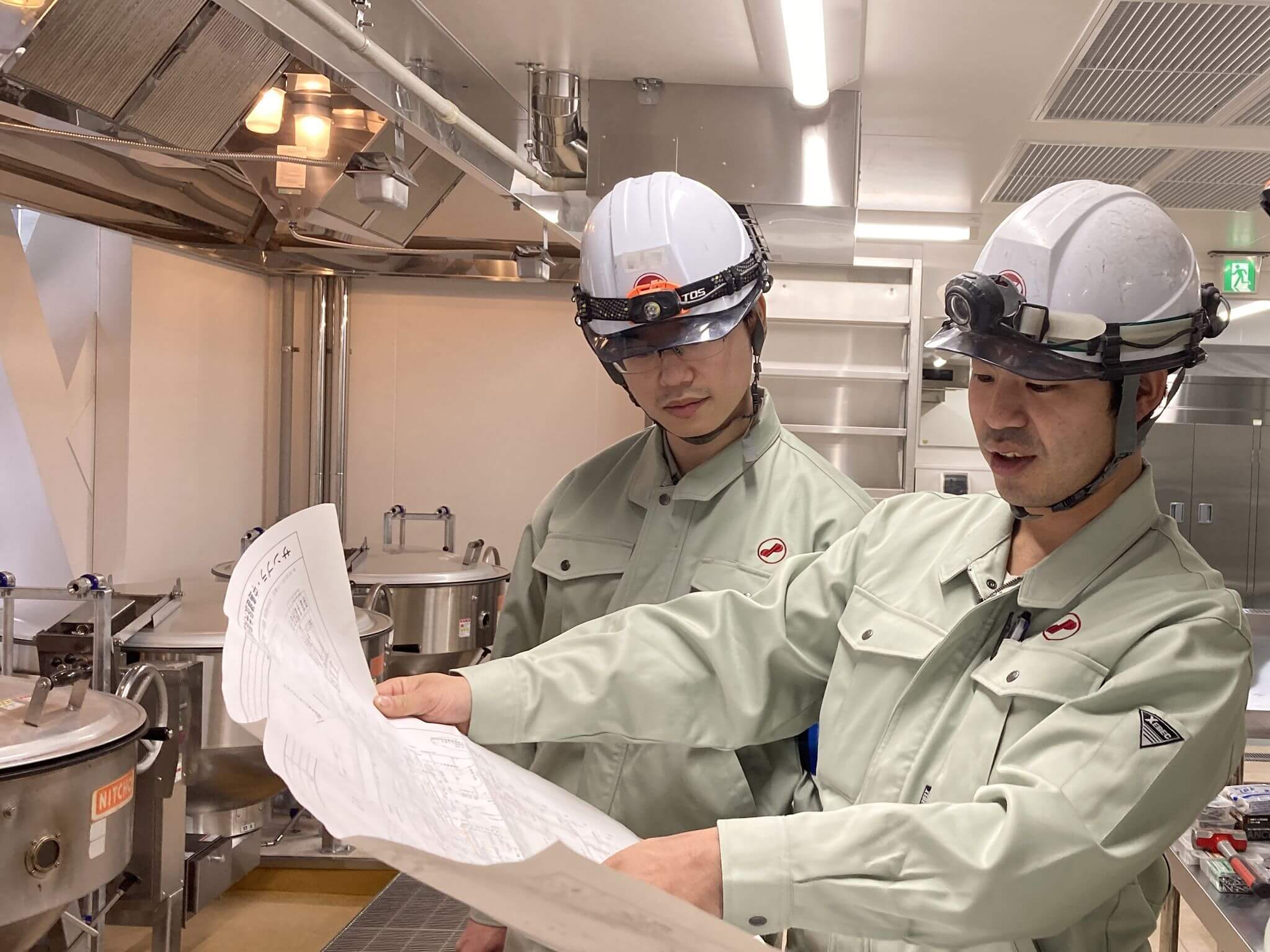 現場巡視の写真