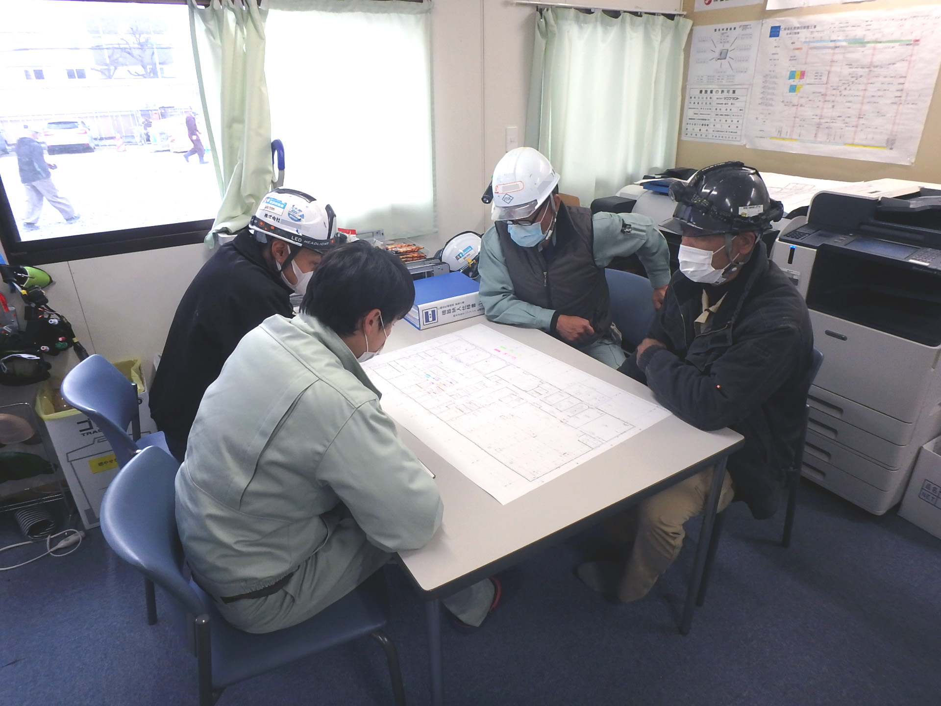 建築・電気との打合せの写真