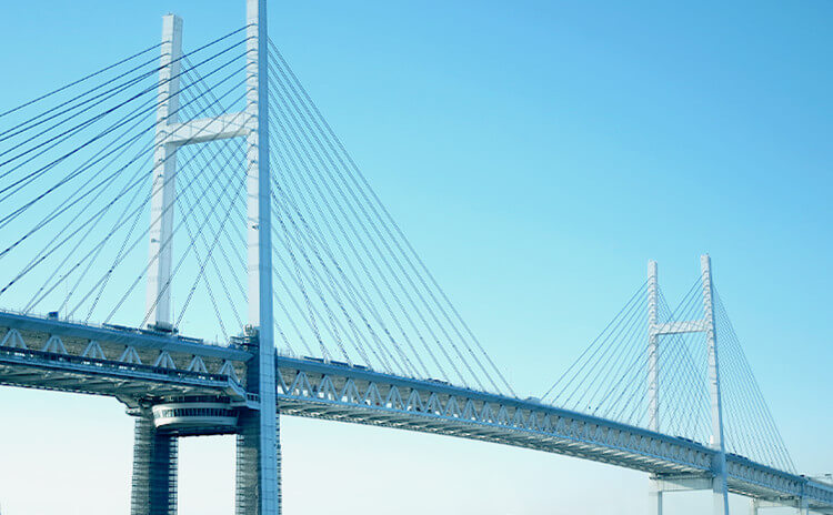 横浜ベイブリッジの写真