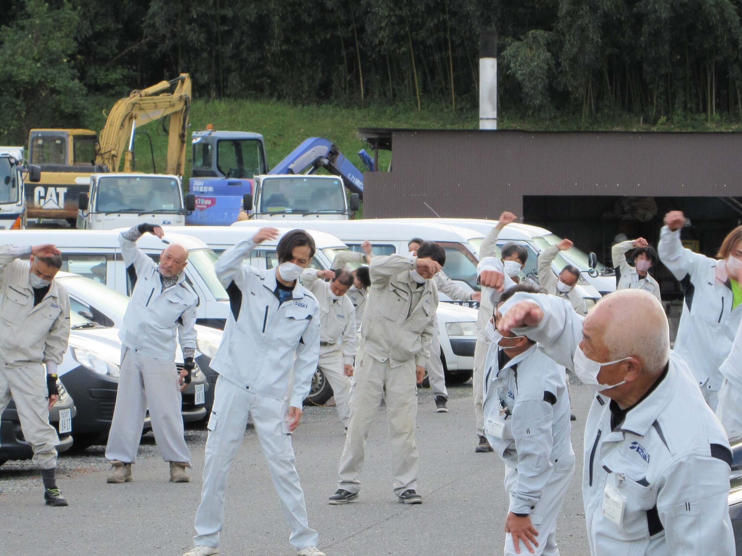 ラジオ体操・朝礼の写真