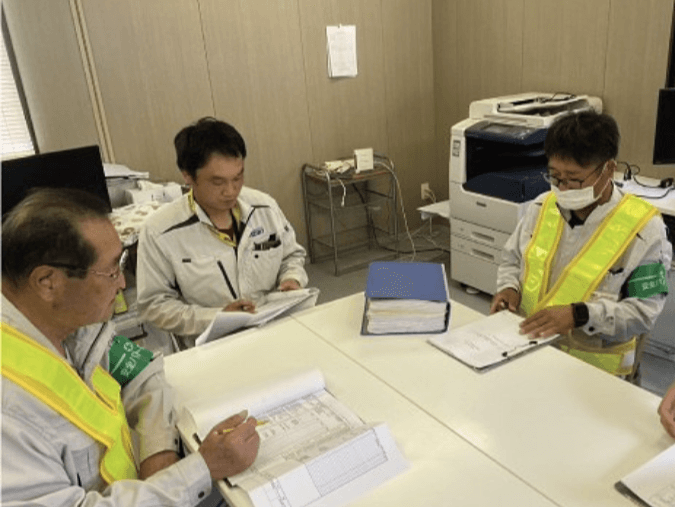 社内安全衛生パトロールの写真