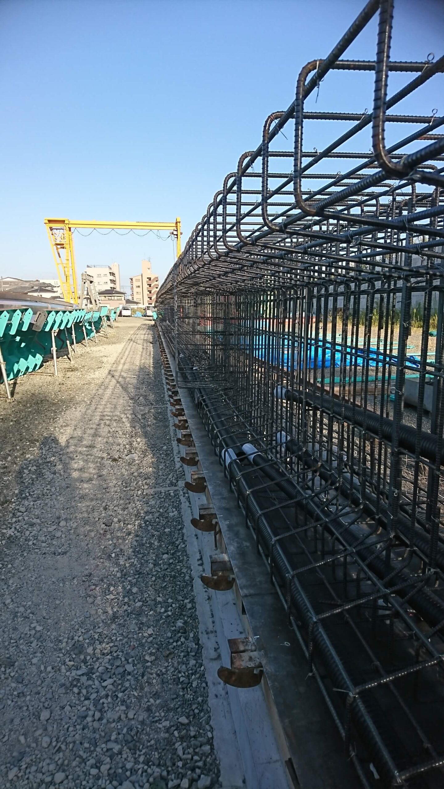 下関市幡生橋梁工事の写真