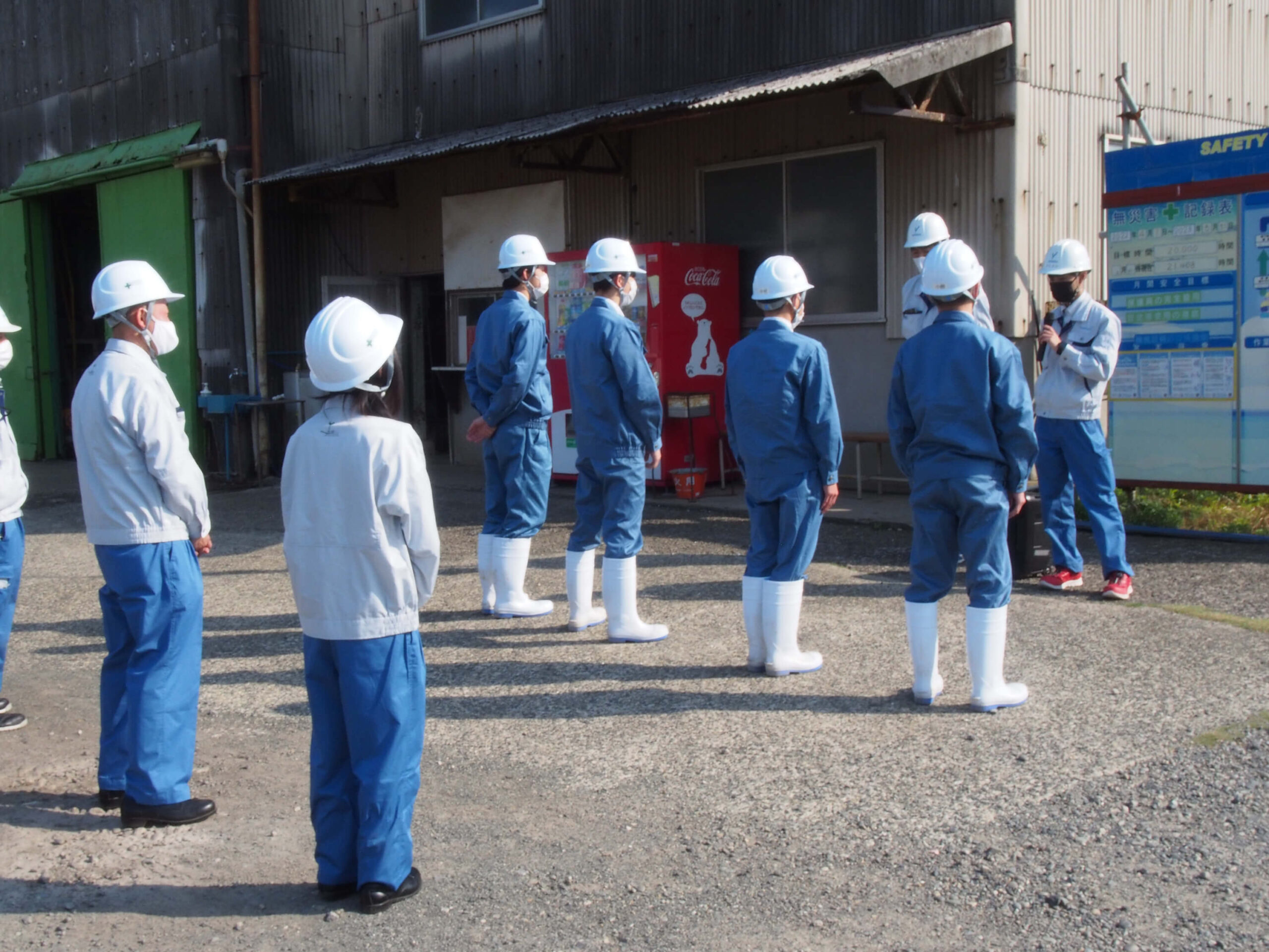 ラジオ体操・朝礼の写真