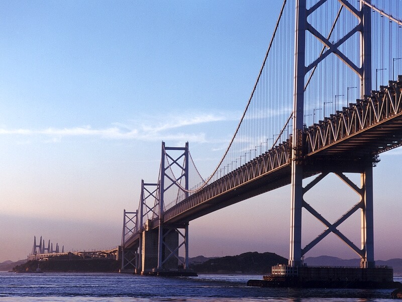 南北備讃瀬戸大橋下部工の写真