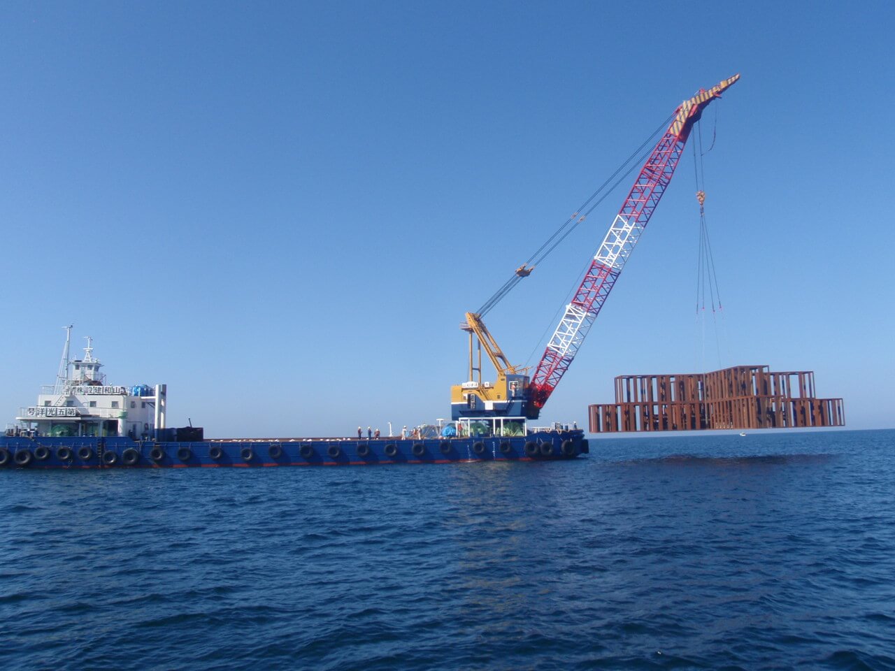 大型魚礁の写真