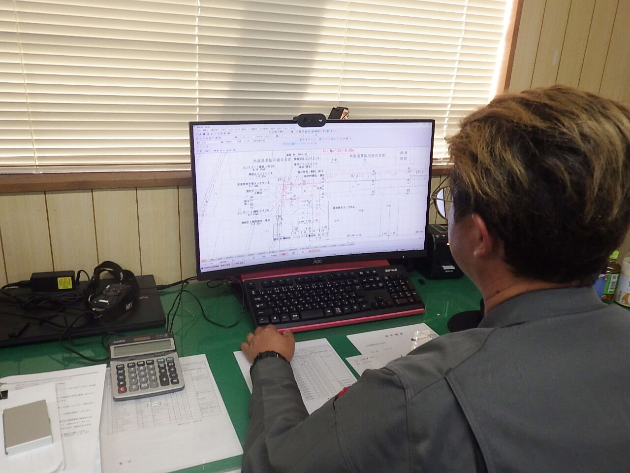 書類作成等の写真