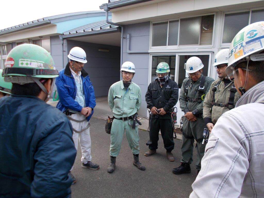 ラジオ体操・朝礼の写真