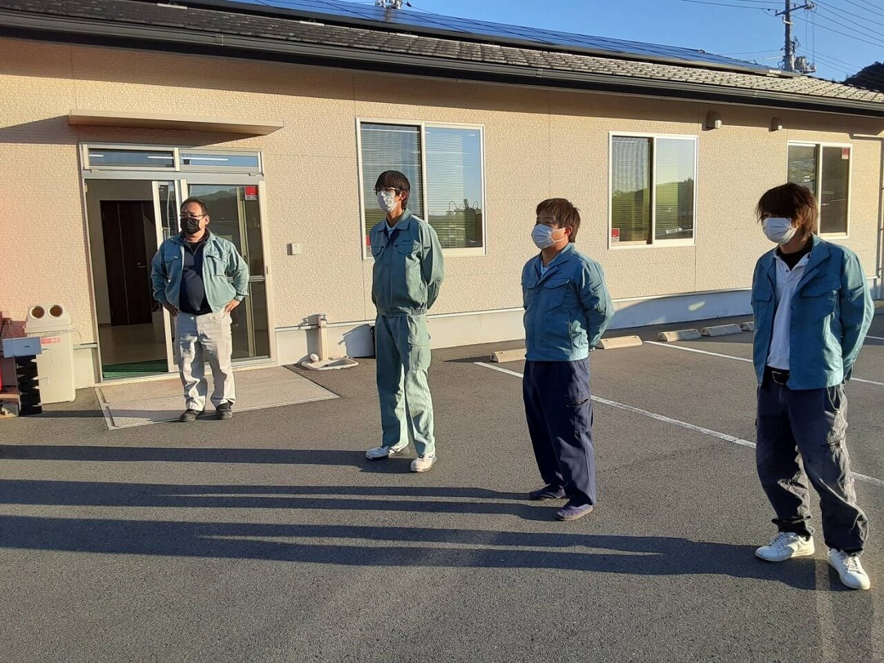 ラジオ体操・朝礼の写真