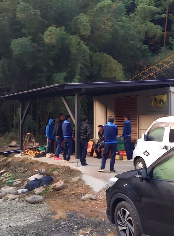 朝礼・準備・移動の写真