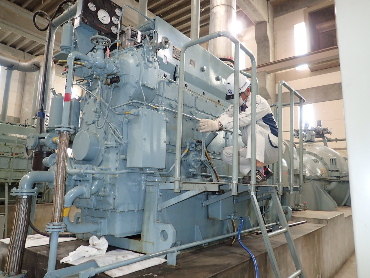 公共施設の機械設備の工事と維持管理業務の体験(１日)の写真