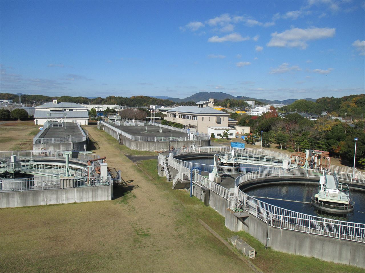 流域下水道浄化センターの運転管理業務の体験（半日）の写真