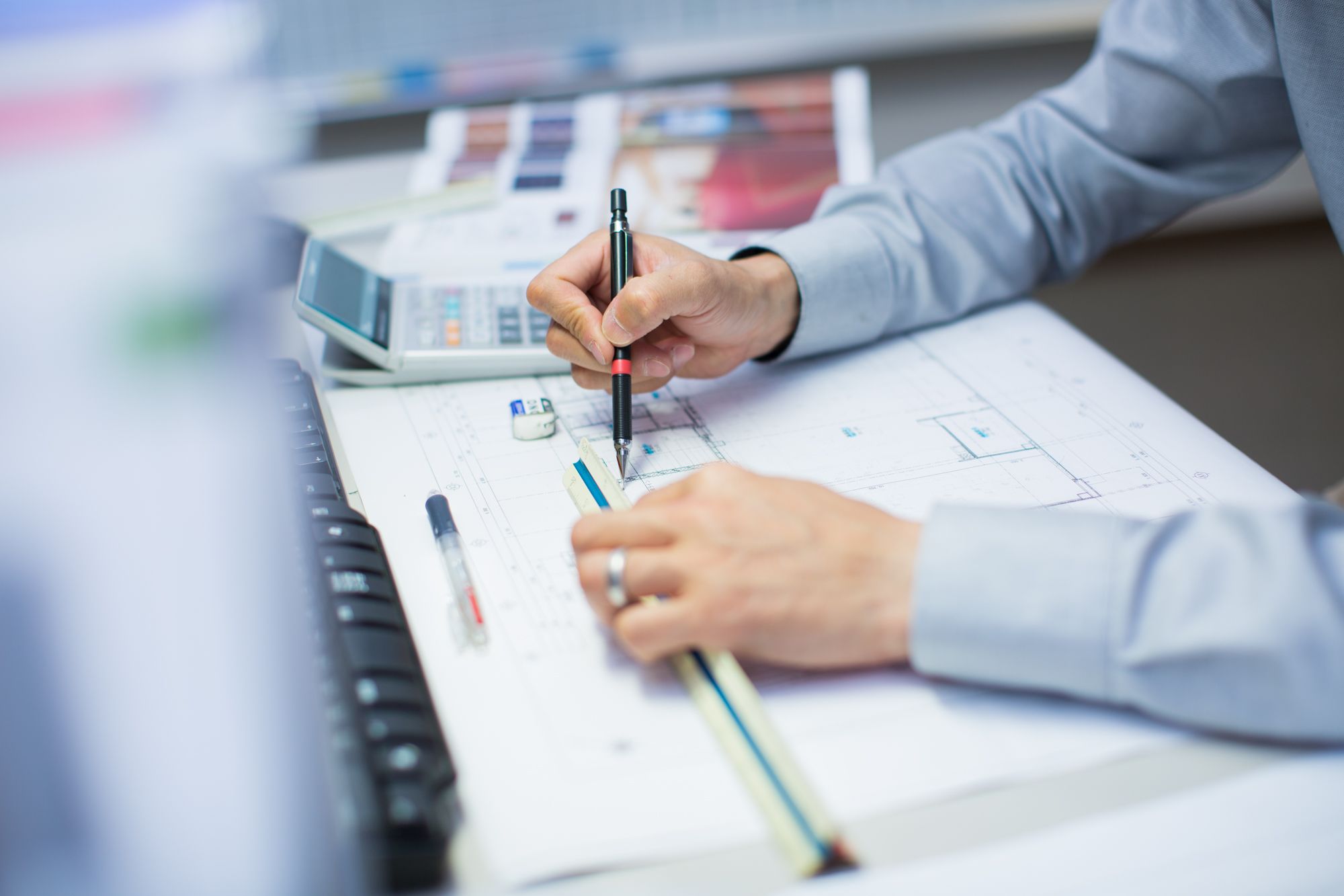 現場調査・見積作成の写真