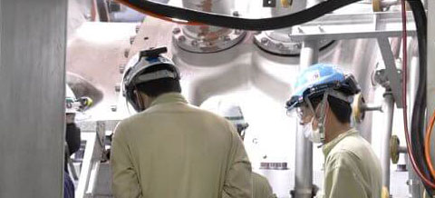 作業終了の写真