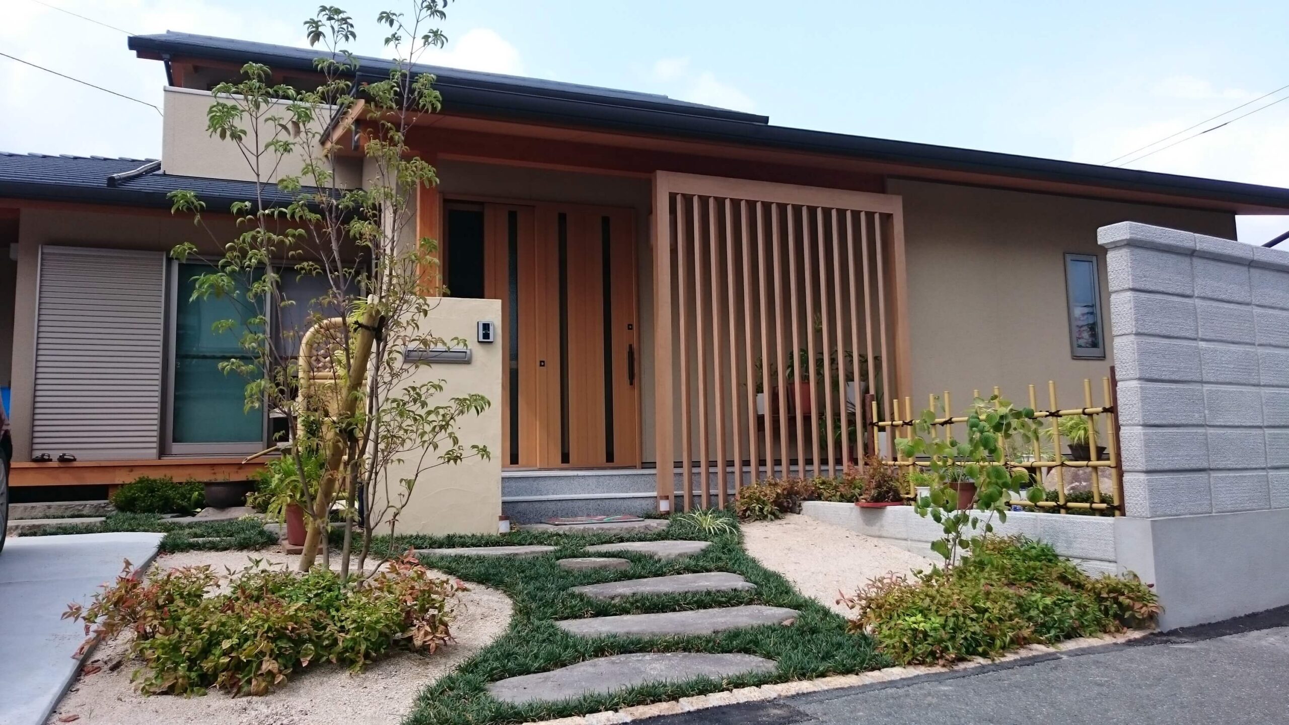 Y様邸庭園工事の写真