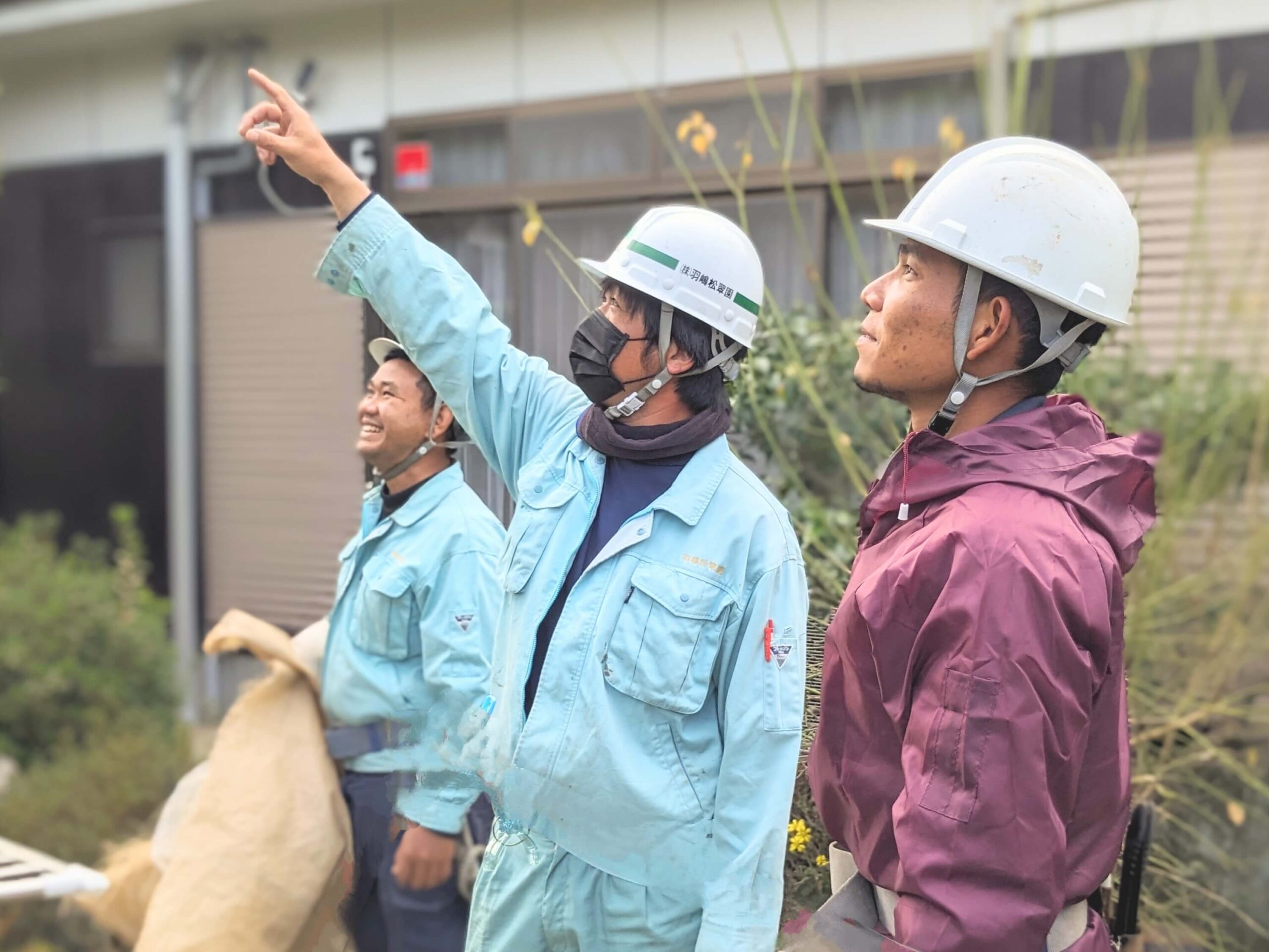 業務開始の写真