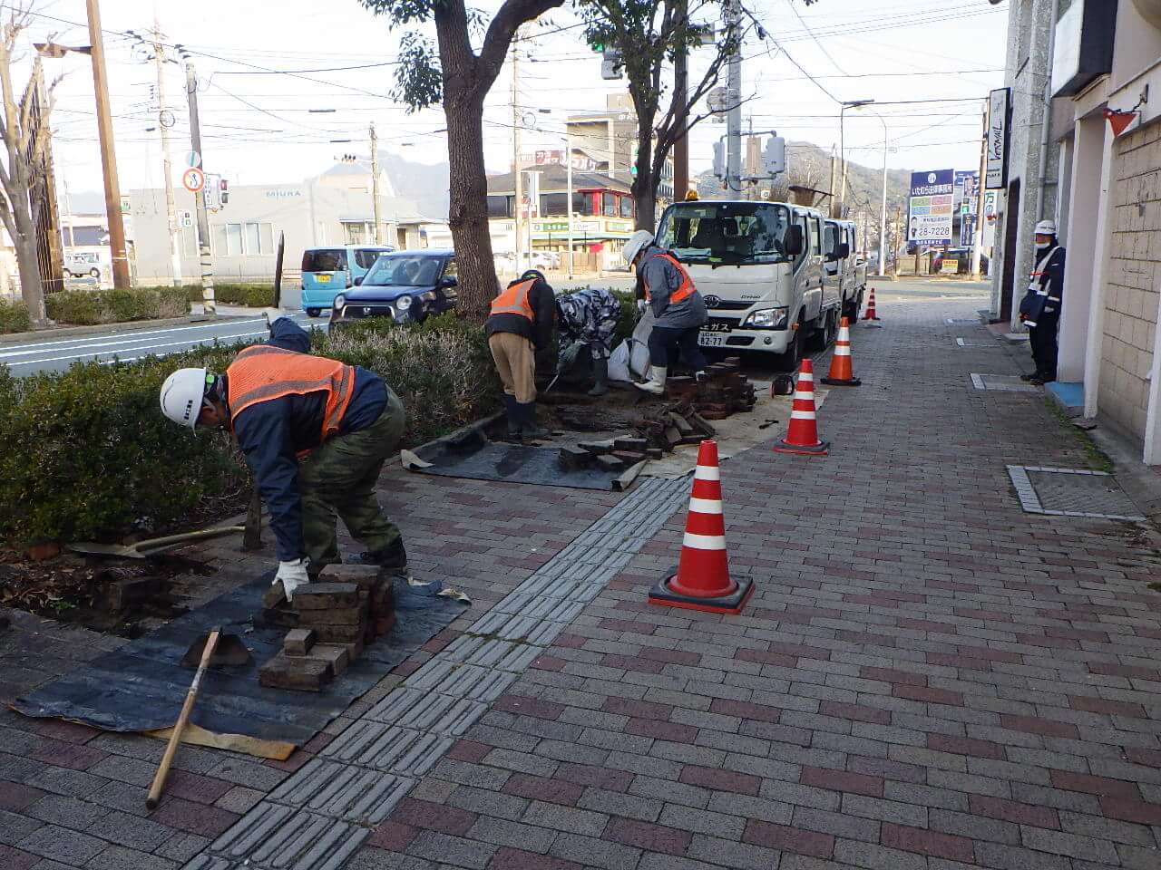 道路維持工事の写真