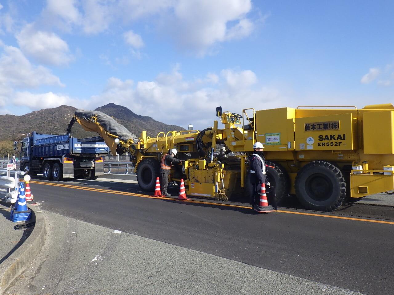 切削工事の写真