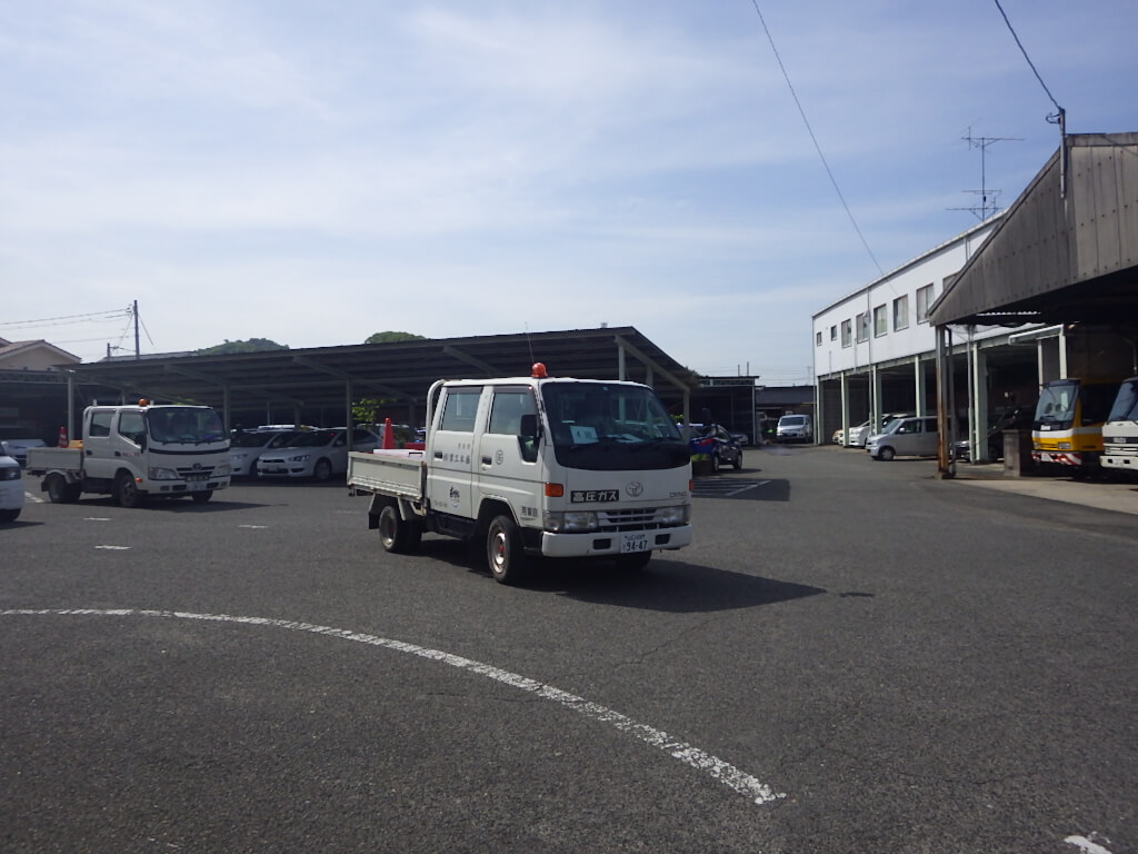 出社、現場へ向け出発の写真