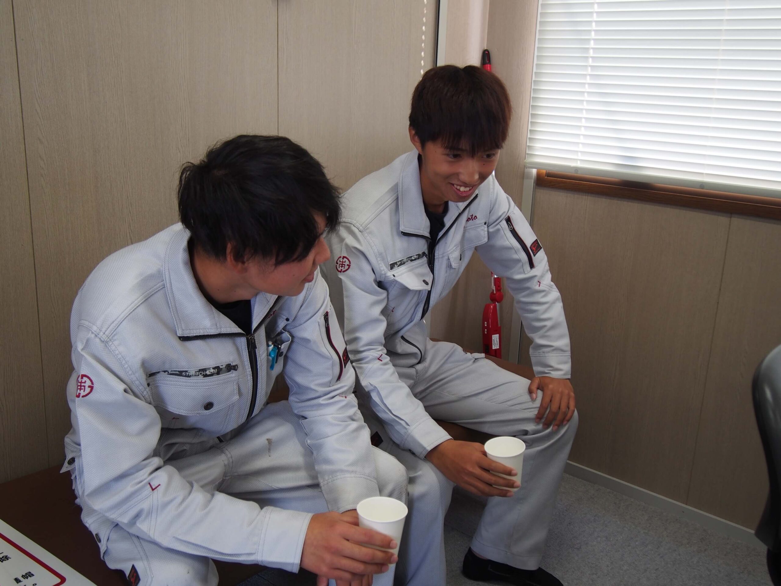 昼食休憩の写真