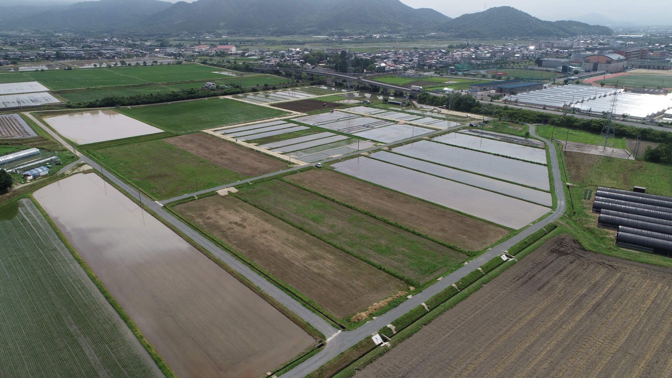 上り熊農地整備工事の写真