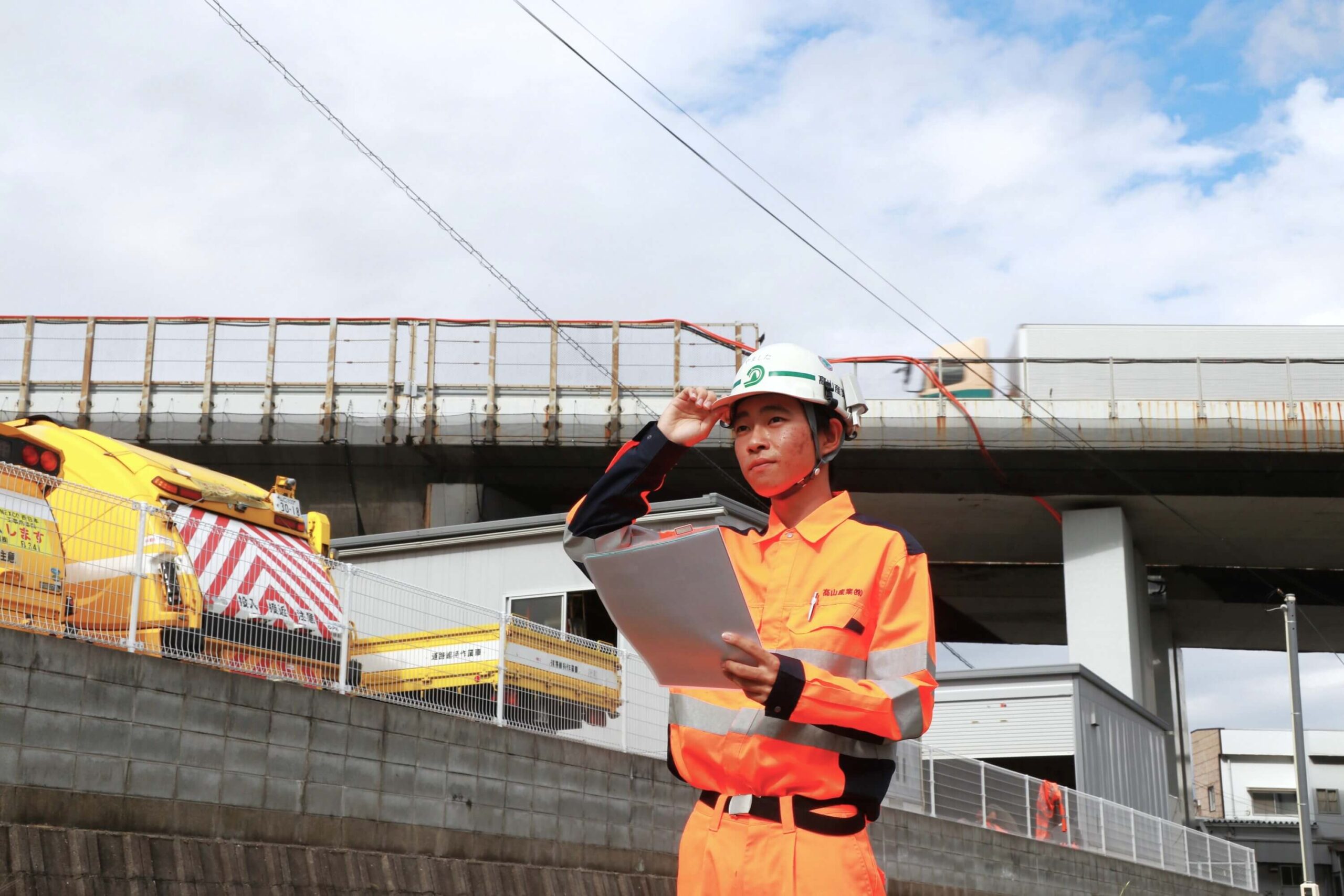 高速道路現場管理の写真