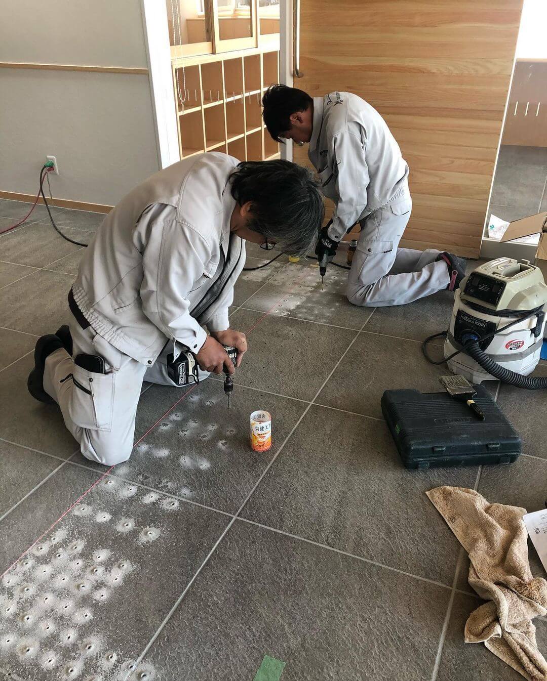 建築工事作業員の写真