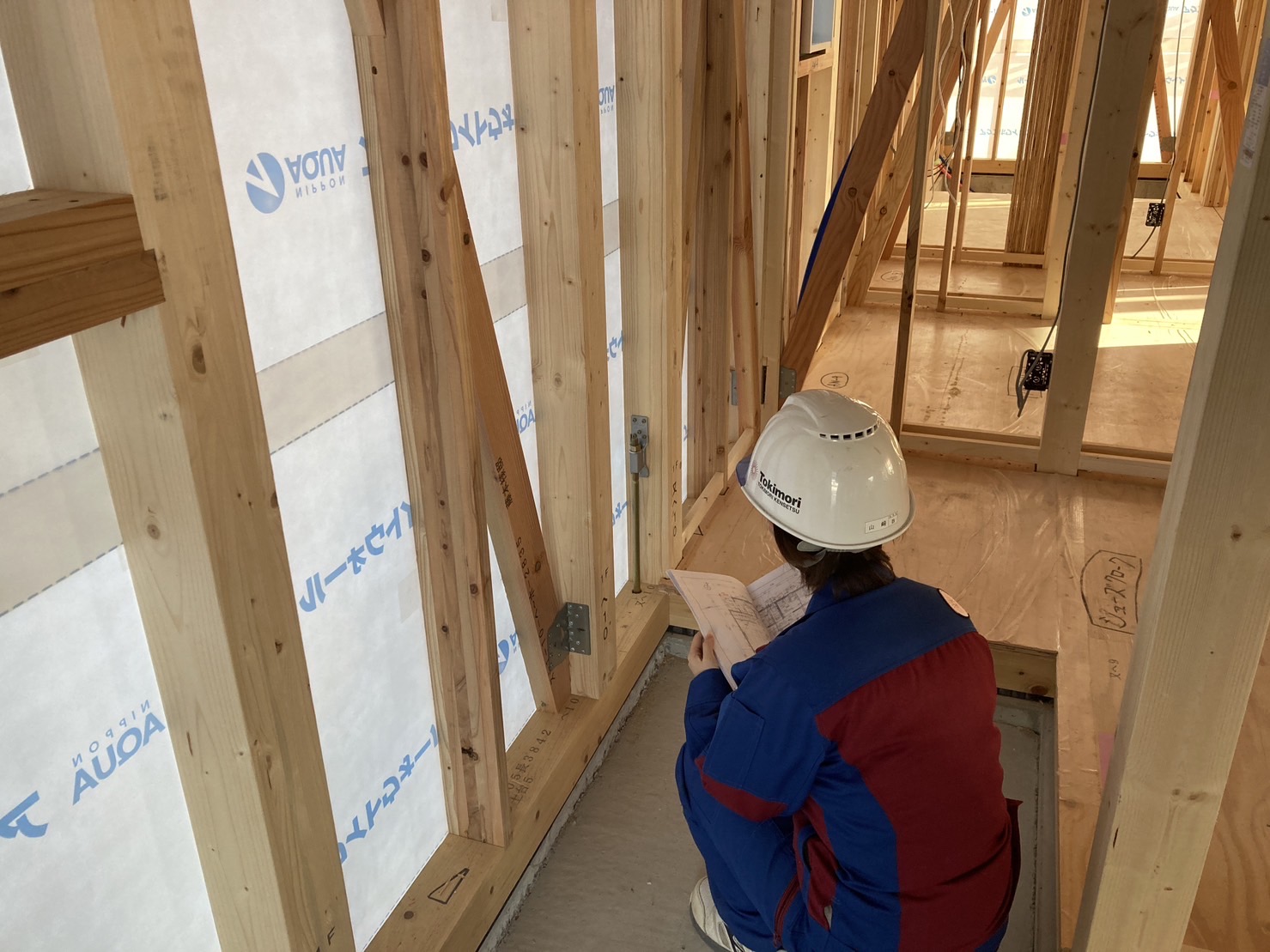 現場確認の写真