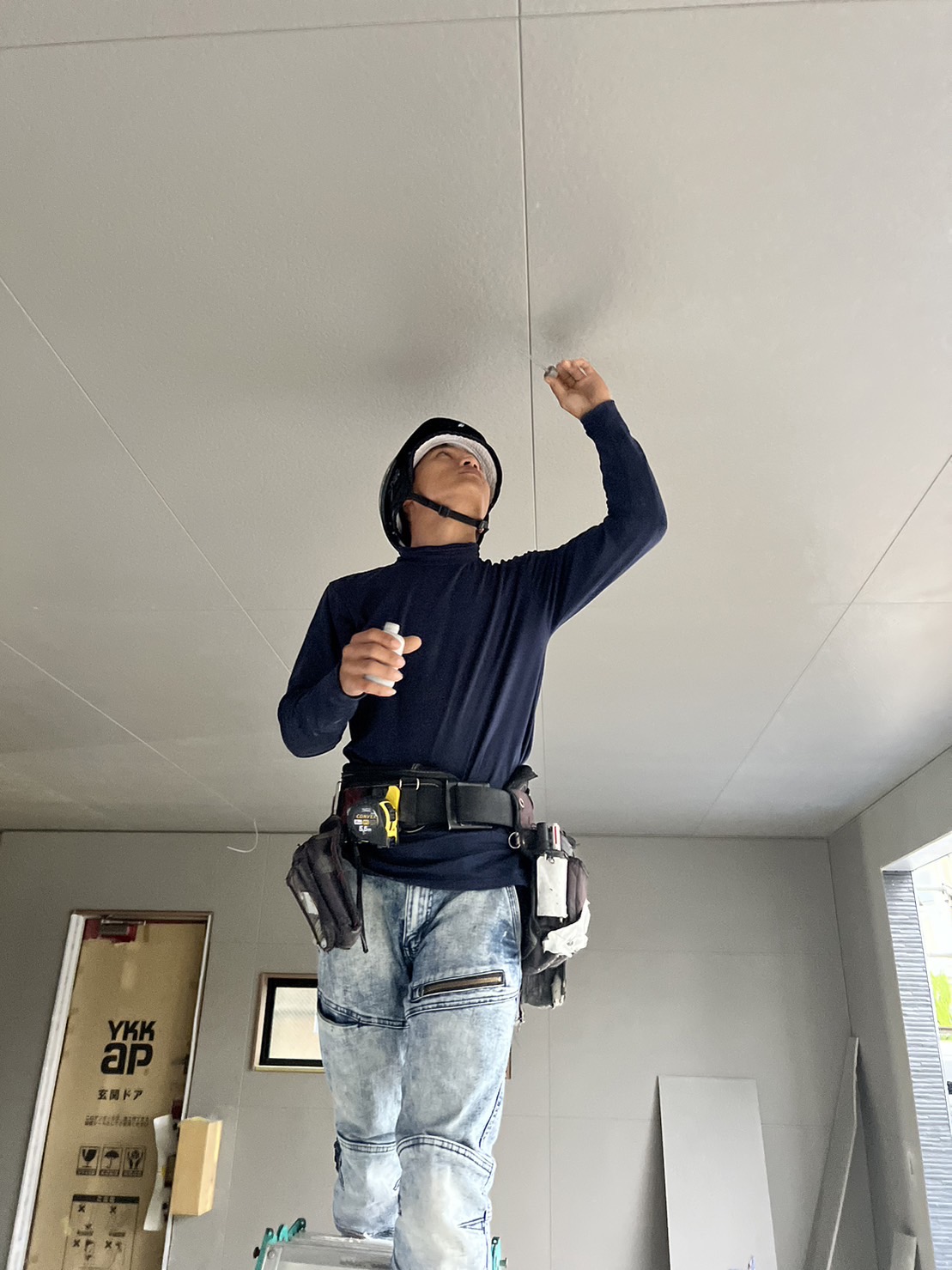 現場入りの写真