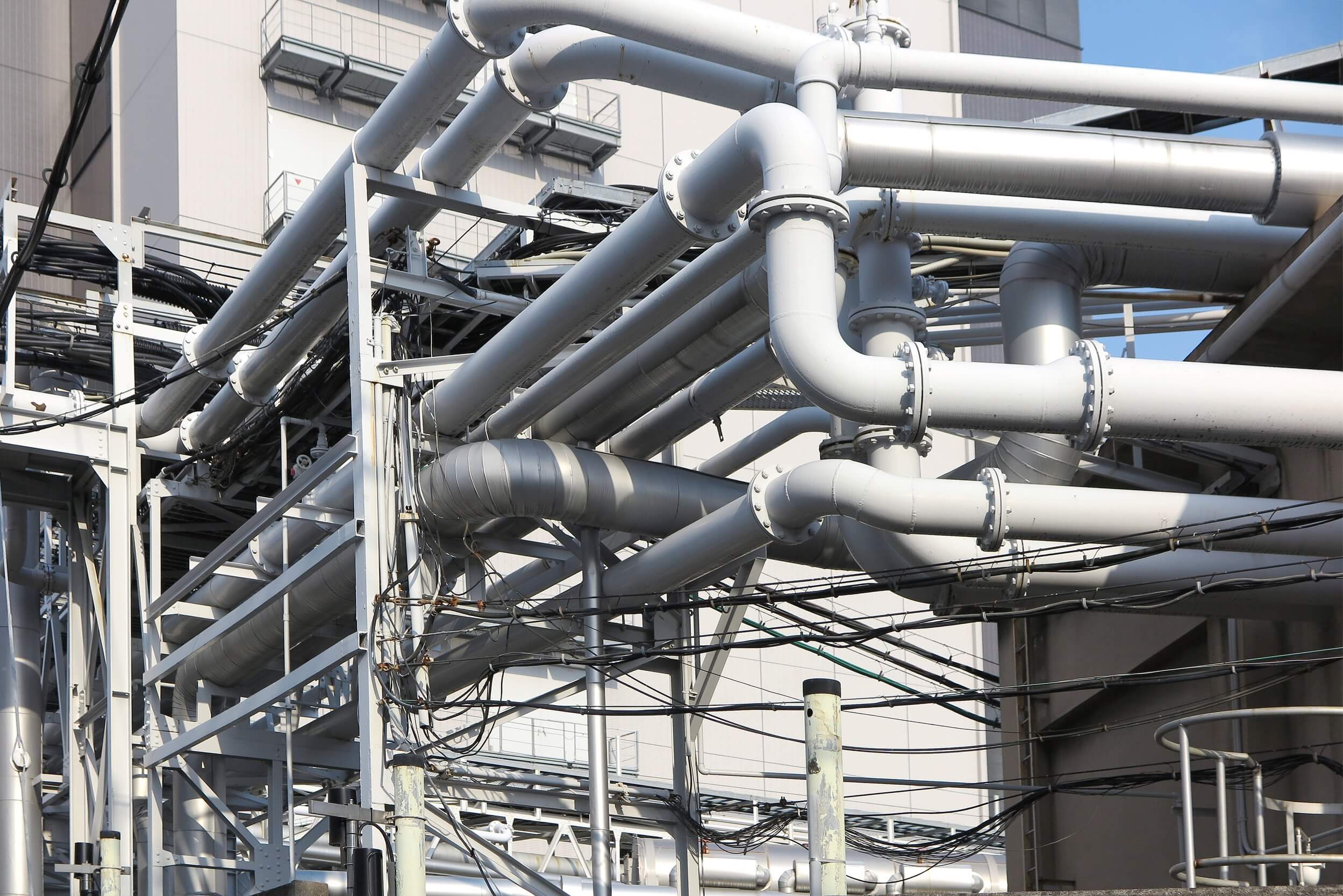 配管取付の写真