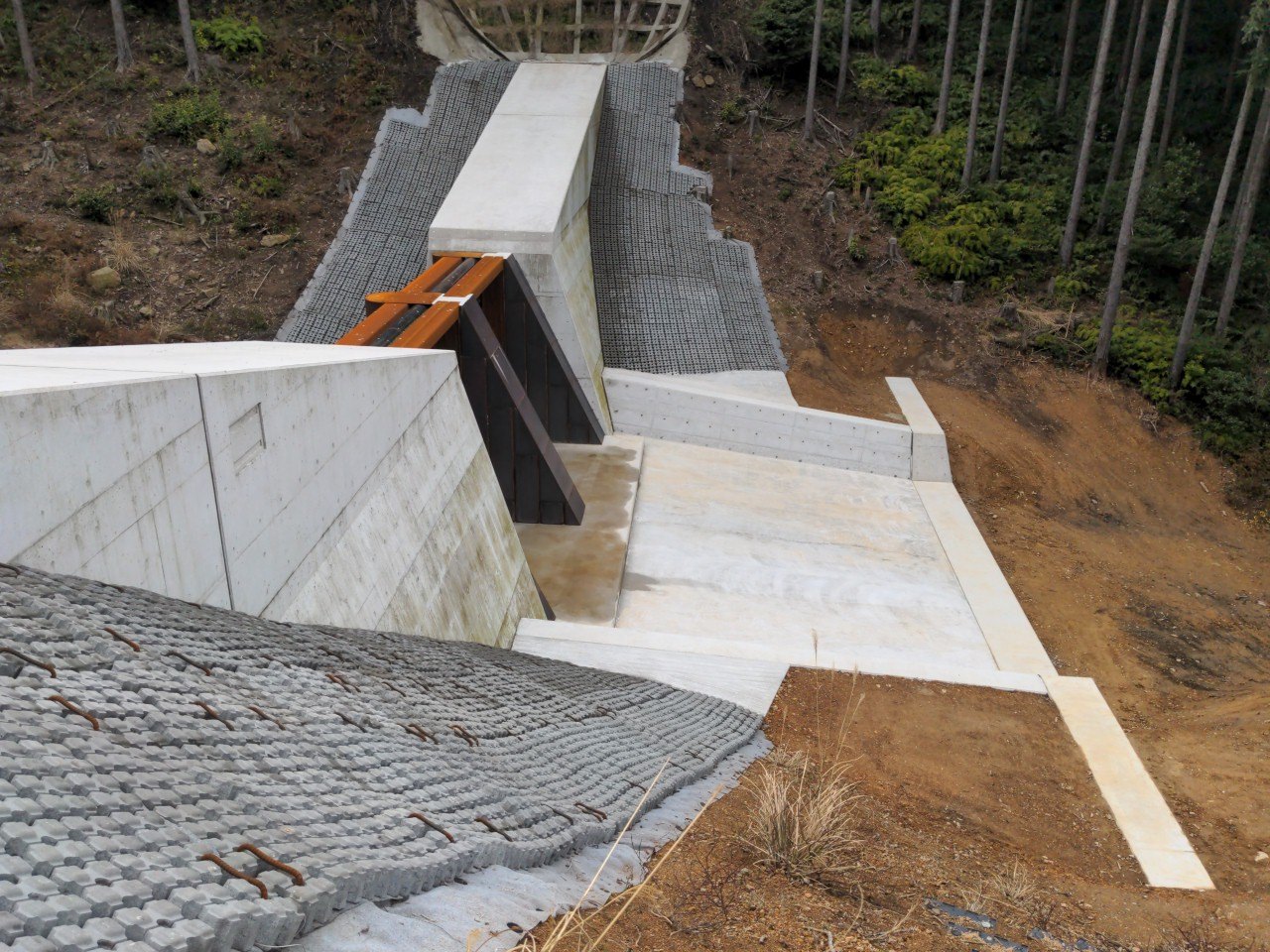 小河内川防安・通常砂防工事の写真