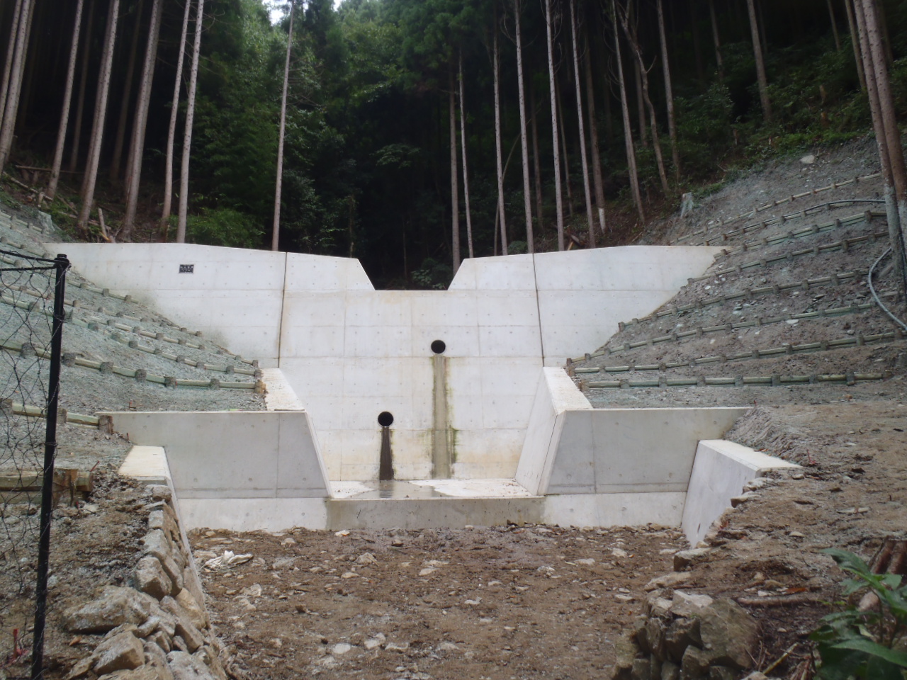 治山事業 四ノ瀬地区 予防治山工事の写真