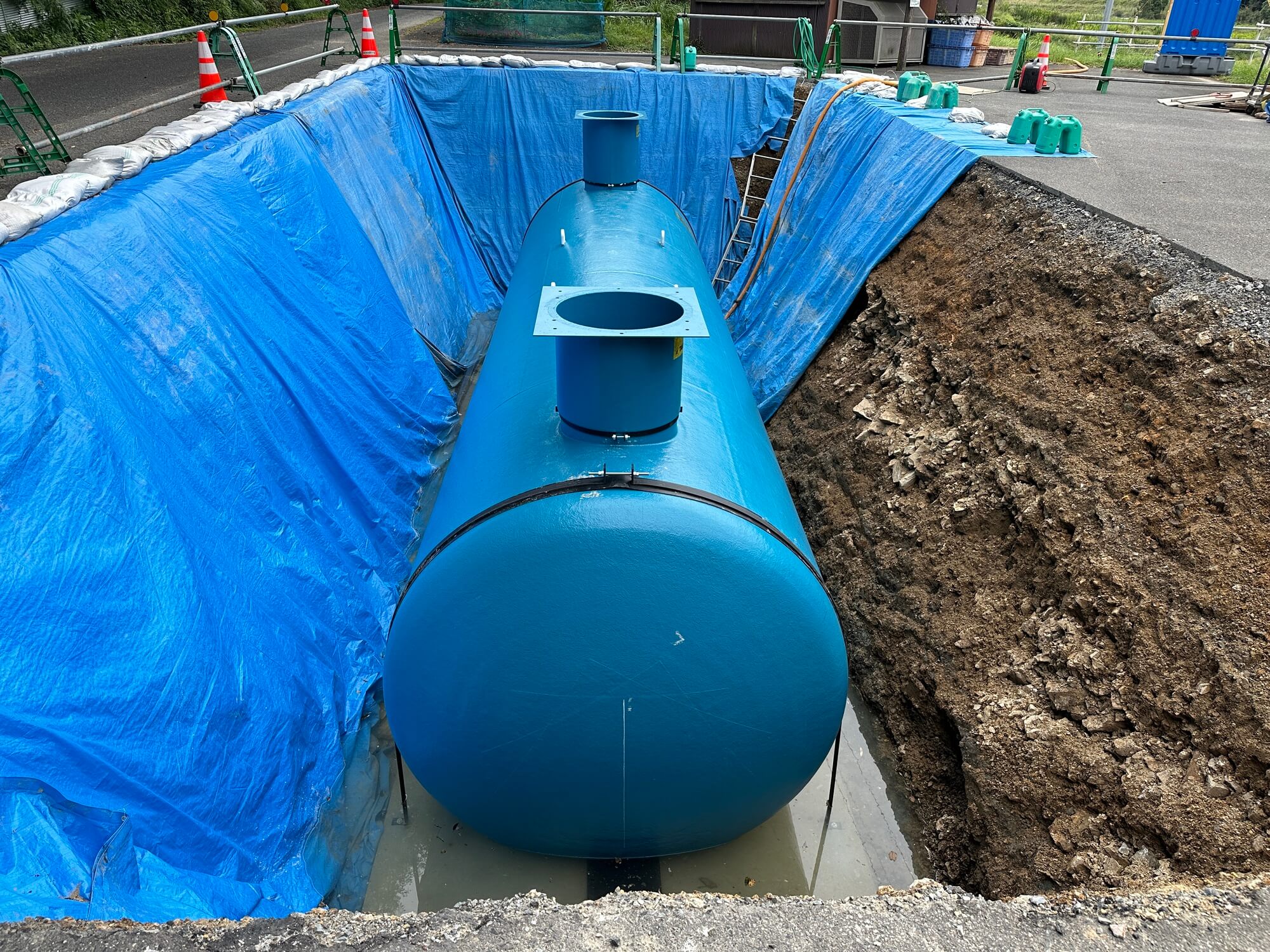 黒川地区耐震性防火水槽整備工事の写真