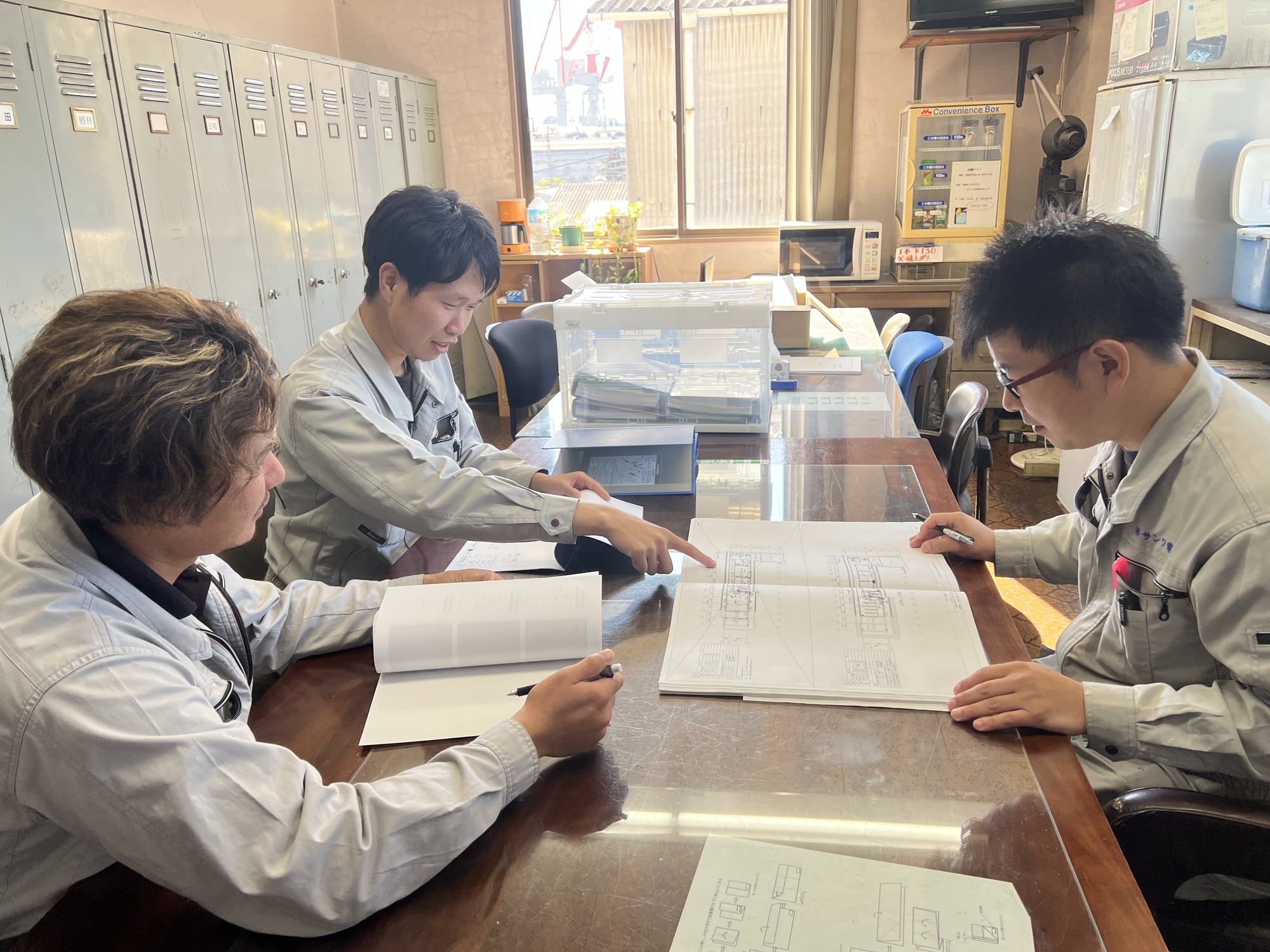 小休憩・ミーティングの写真