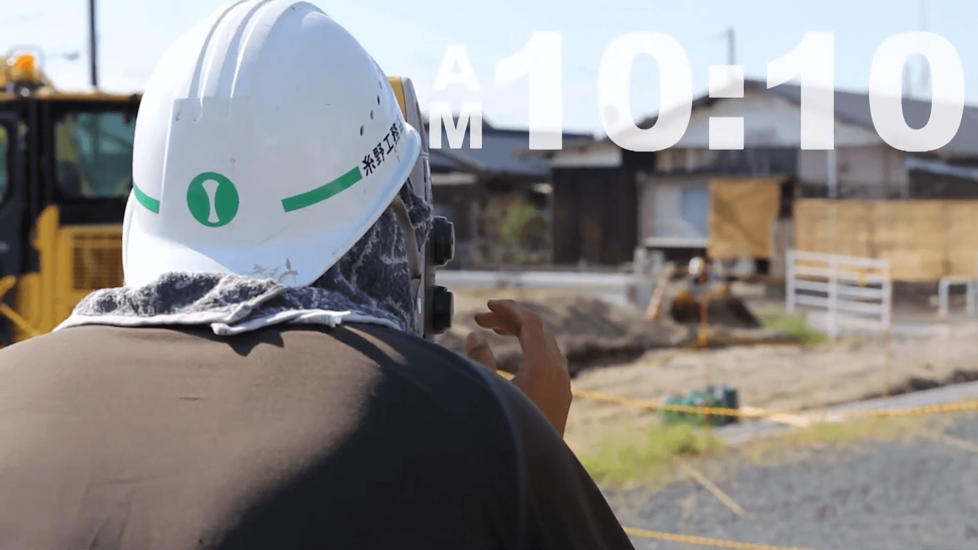 測量・丁張設置の写真