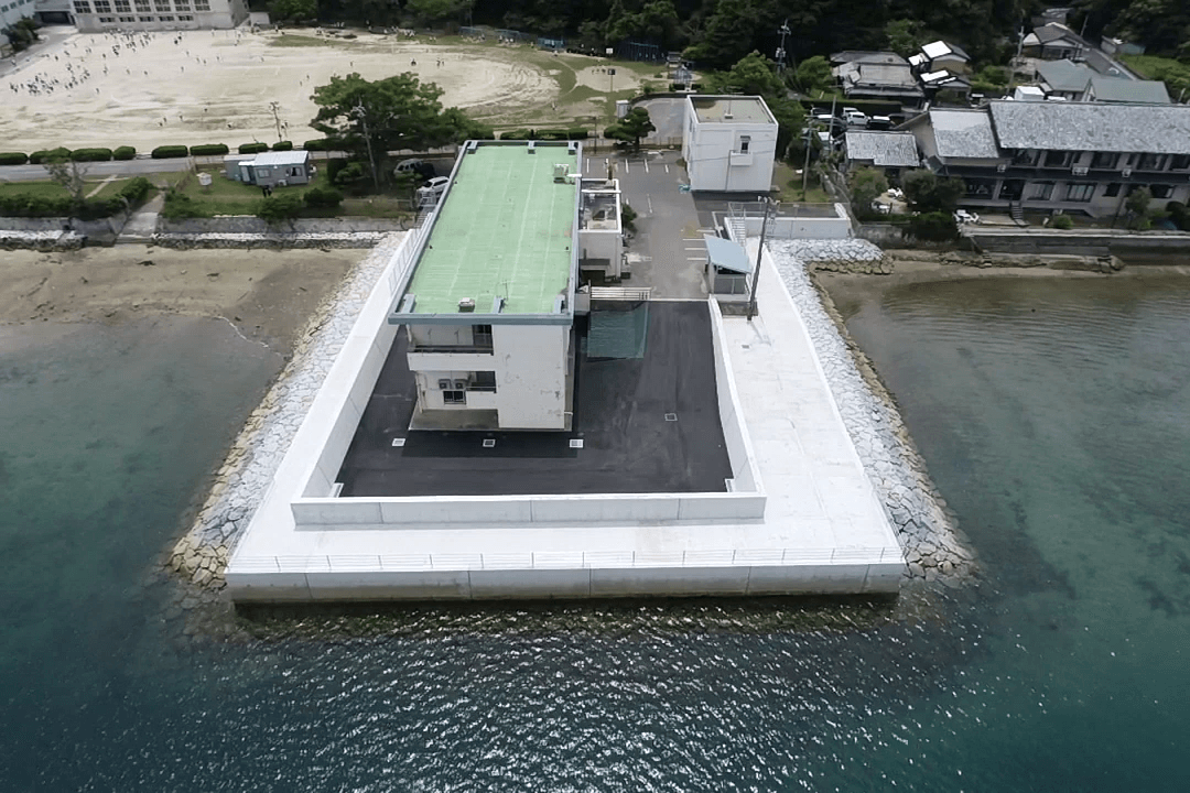 山口大学（光）基幹・環境整備（擁壁安全対策）Ⅱ期工事の写真