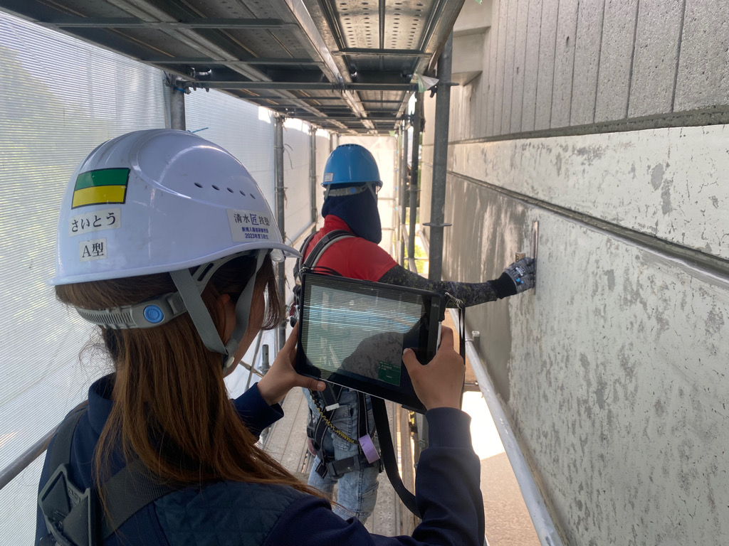 作業終了の写真