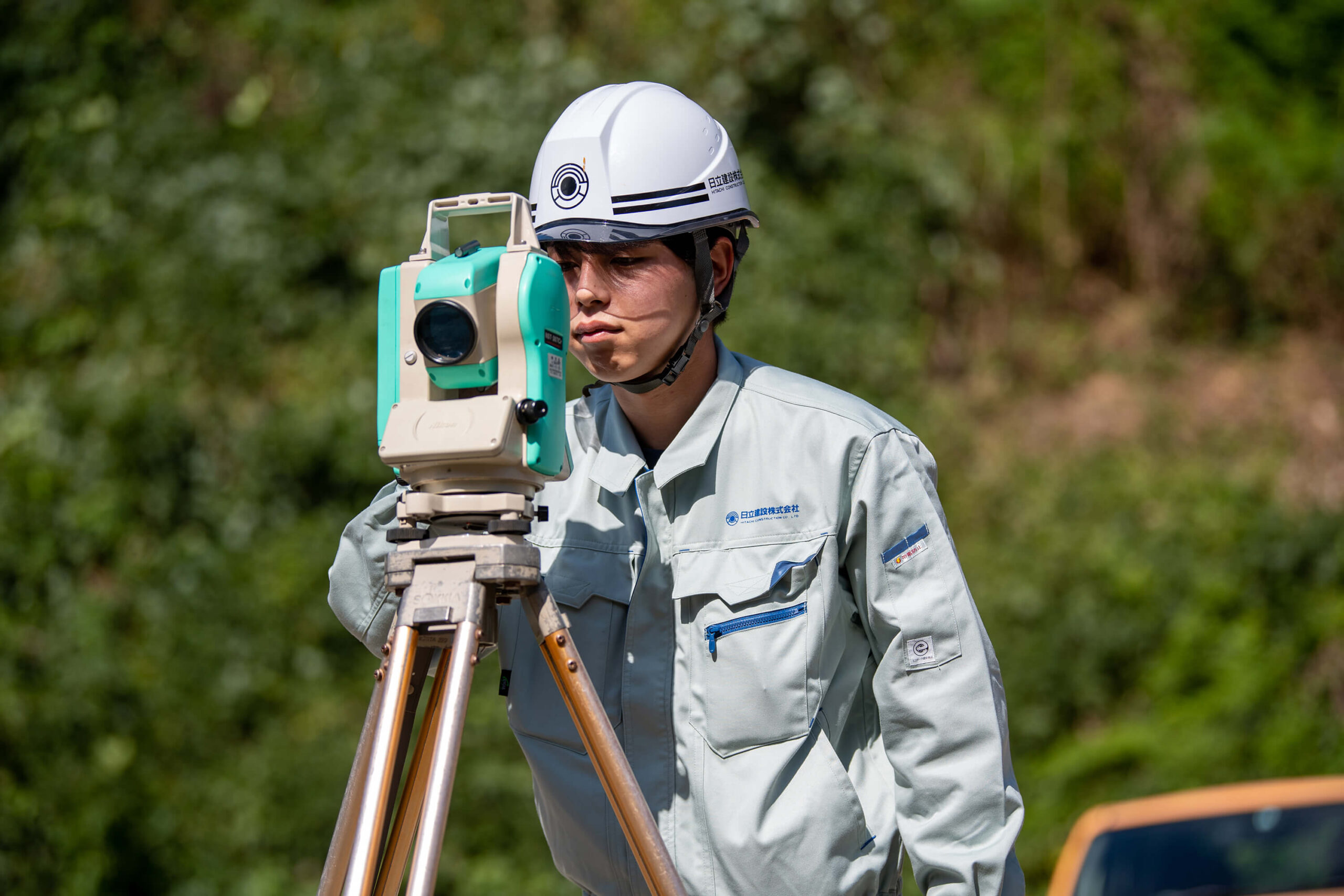 土木工事の施工管理の写真