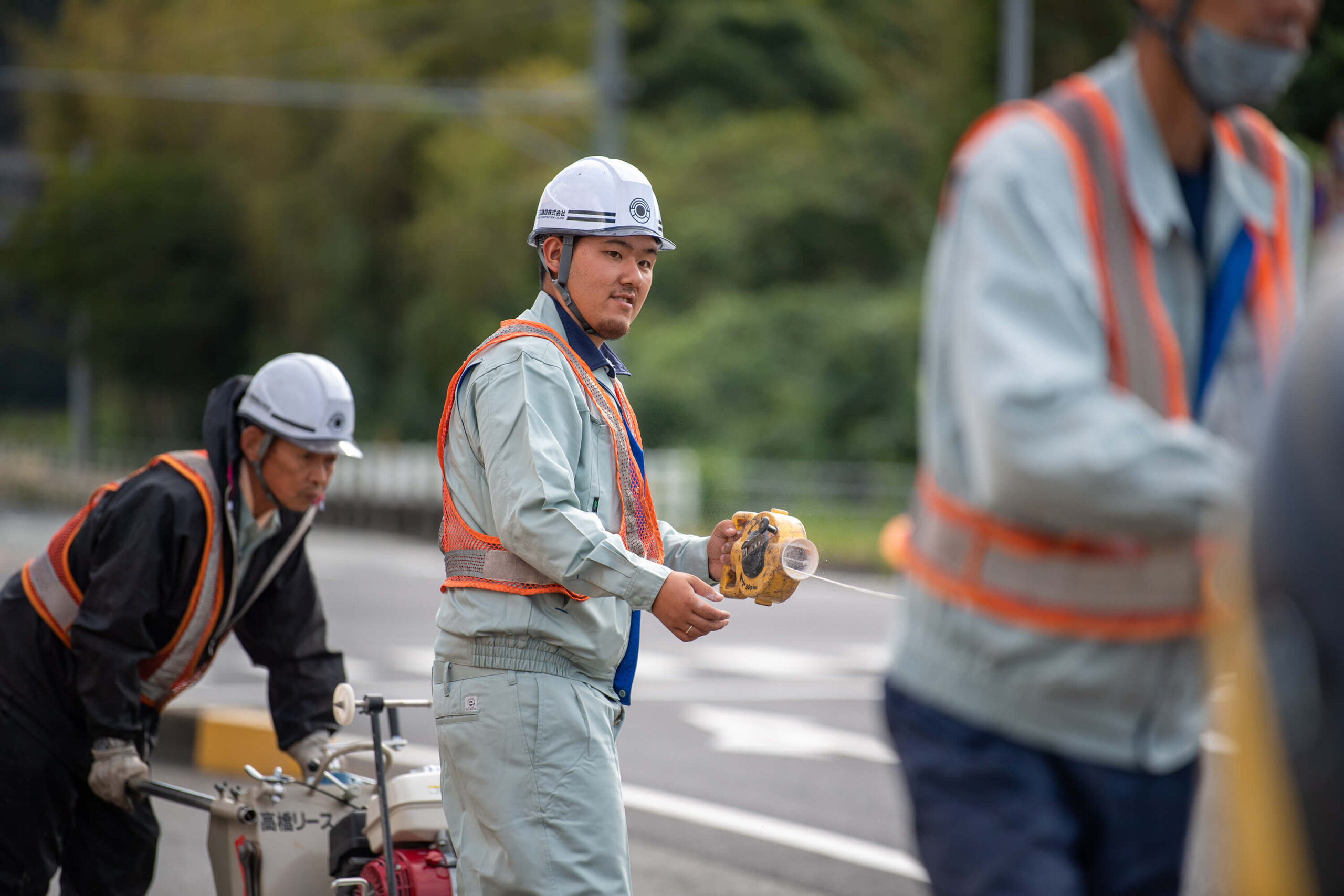 建築工事の施工管理の写真