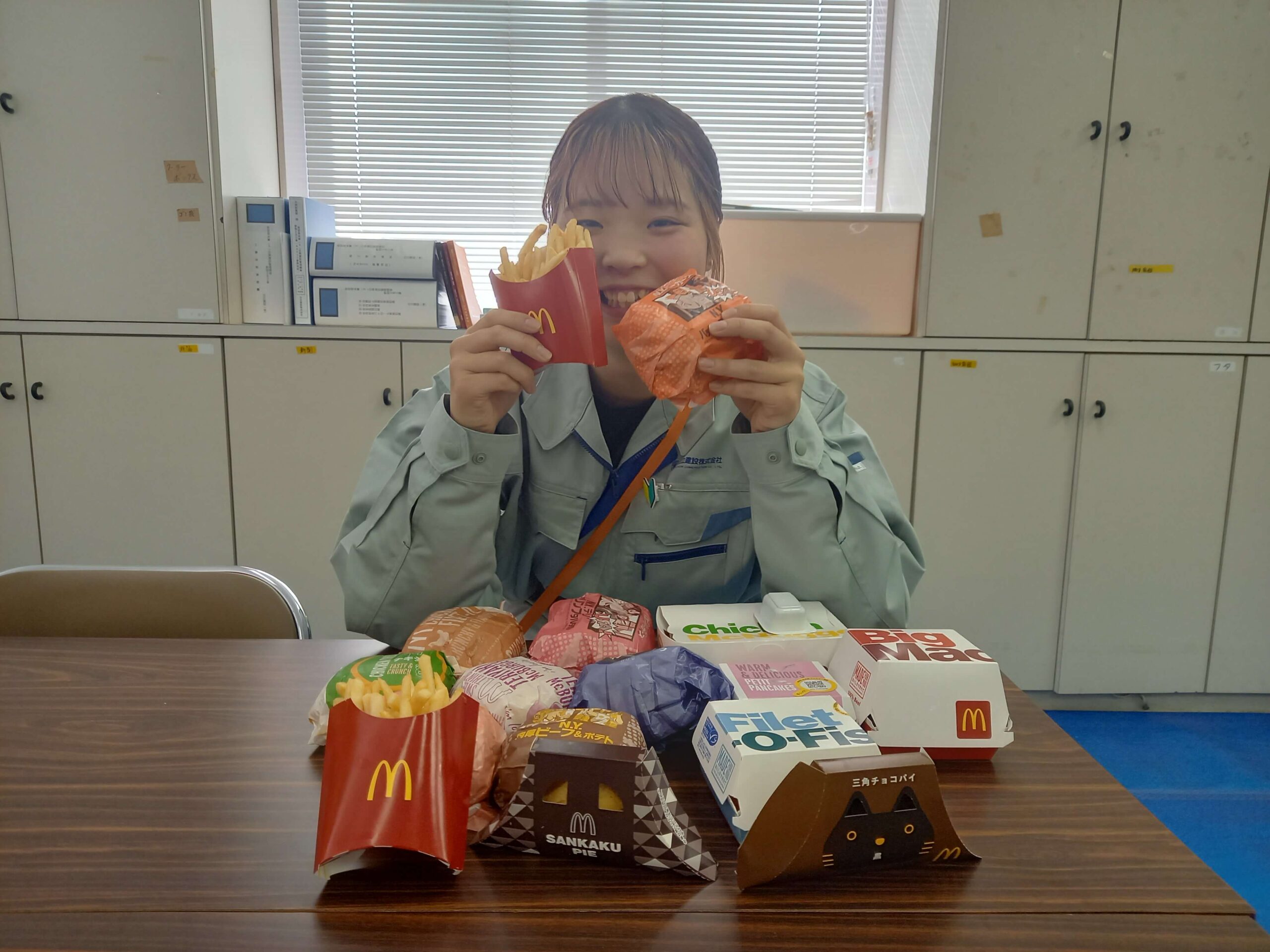 お昼休みの写真