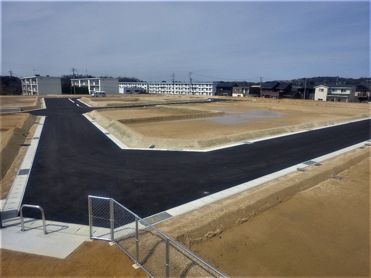 エコタウンときわⅡ期造成工事の写真