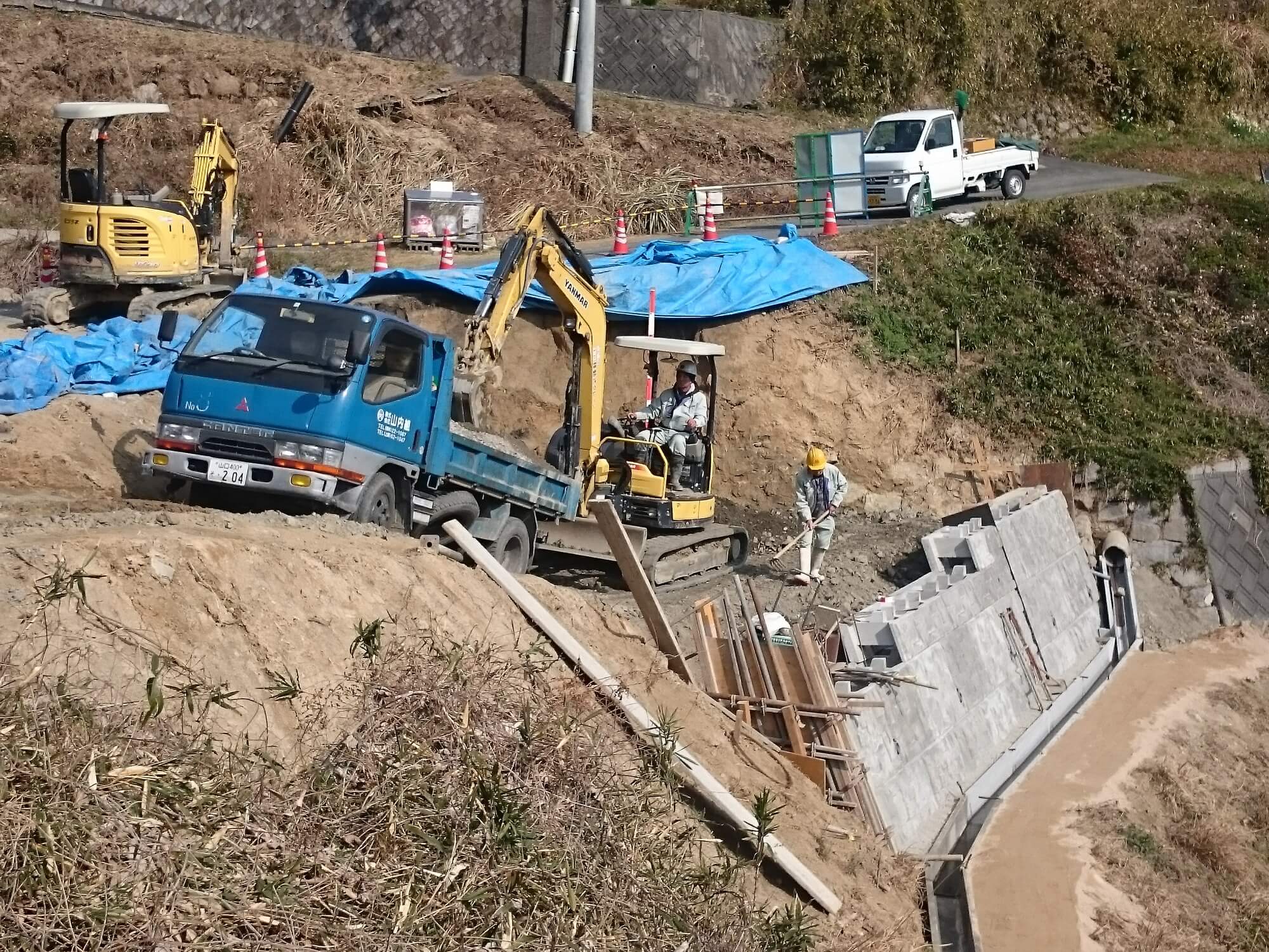 現場作業の写真