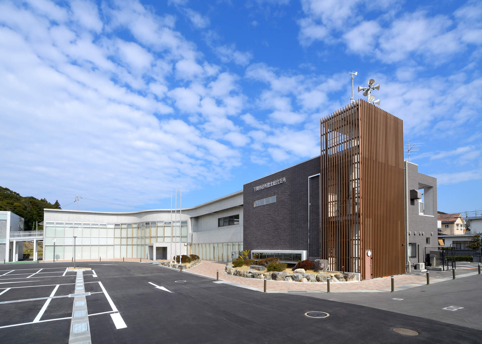 豊北総合支所建築主体工事の写真