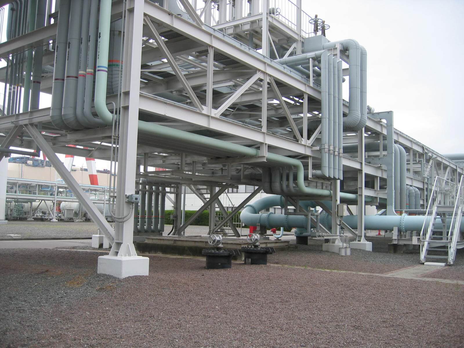 LPG配管防食工事の写真