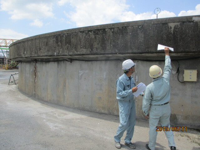 工事施工の写真