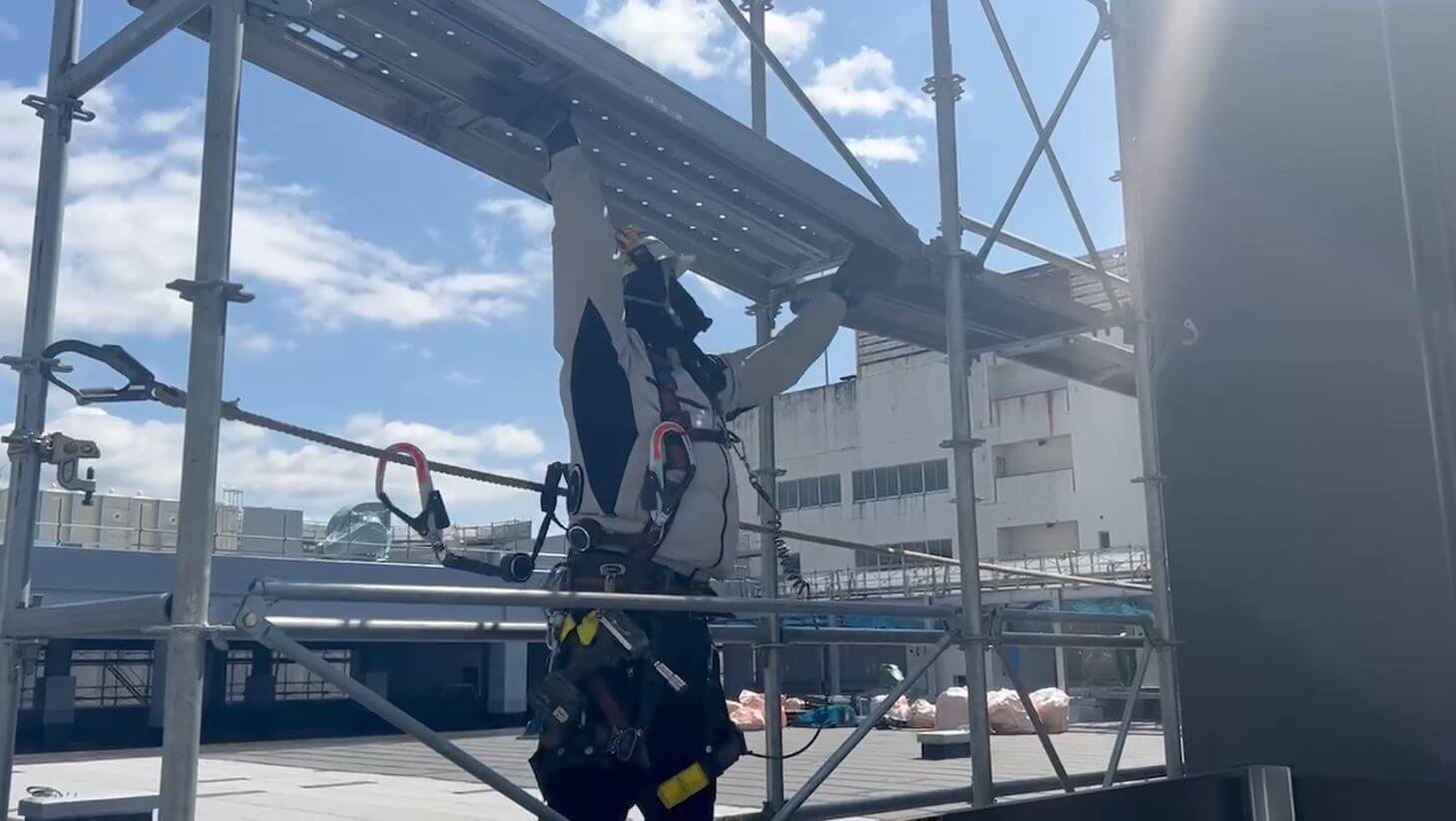 作業スタートの写真