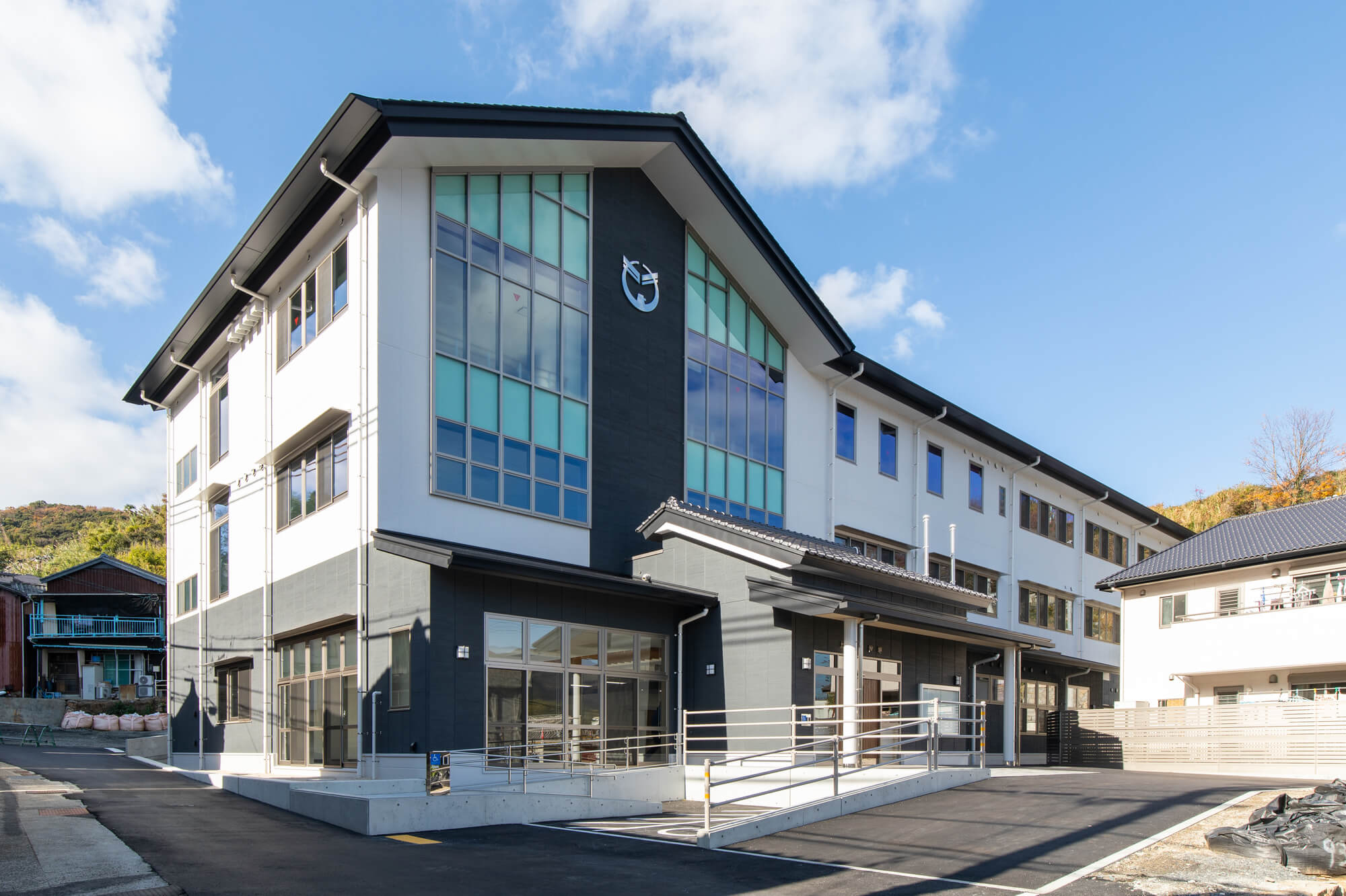 上関新庁舎新築工事の写真